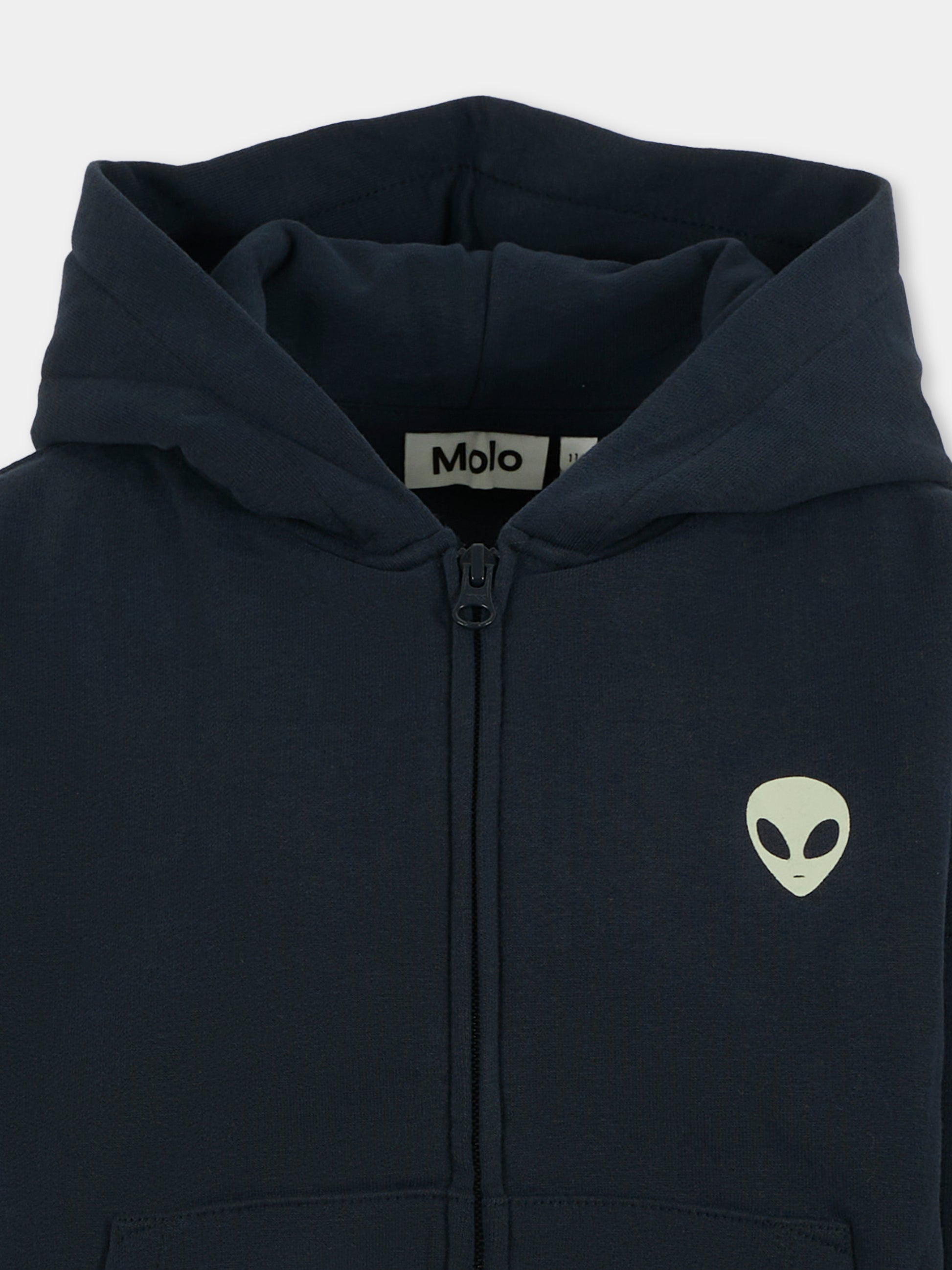 Felpa Marley blu per bambino con alieno,Molo,1W25J302 8552
