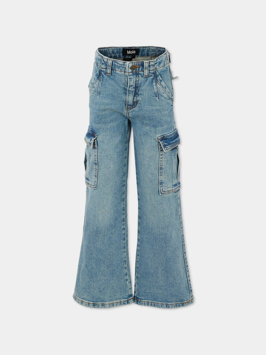 Jeans Addy blu per bambina,Molo,2W25I113 1109