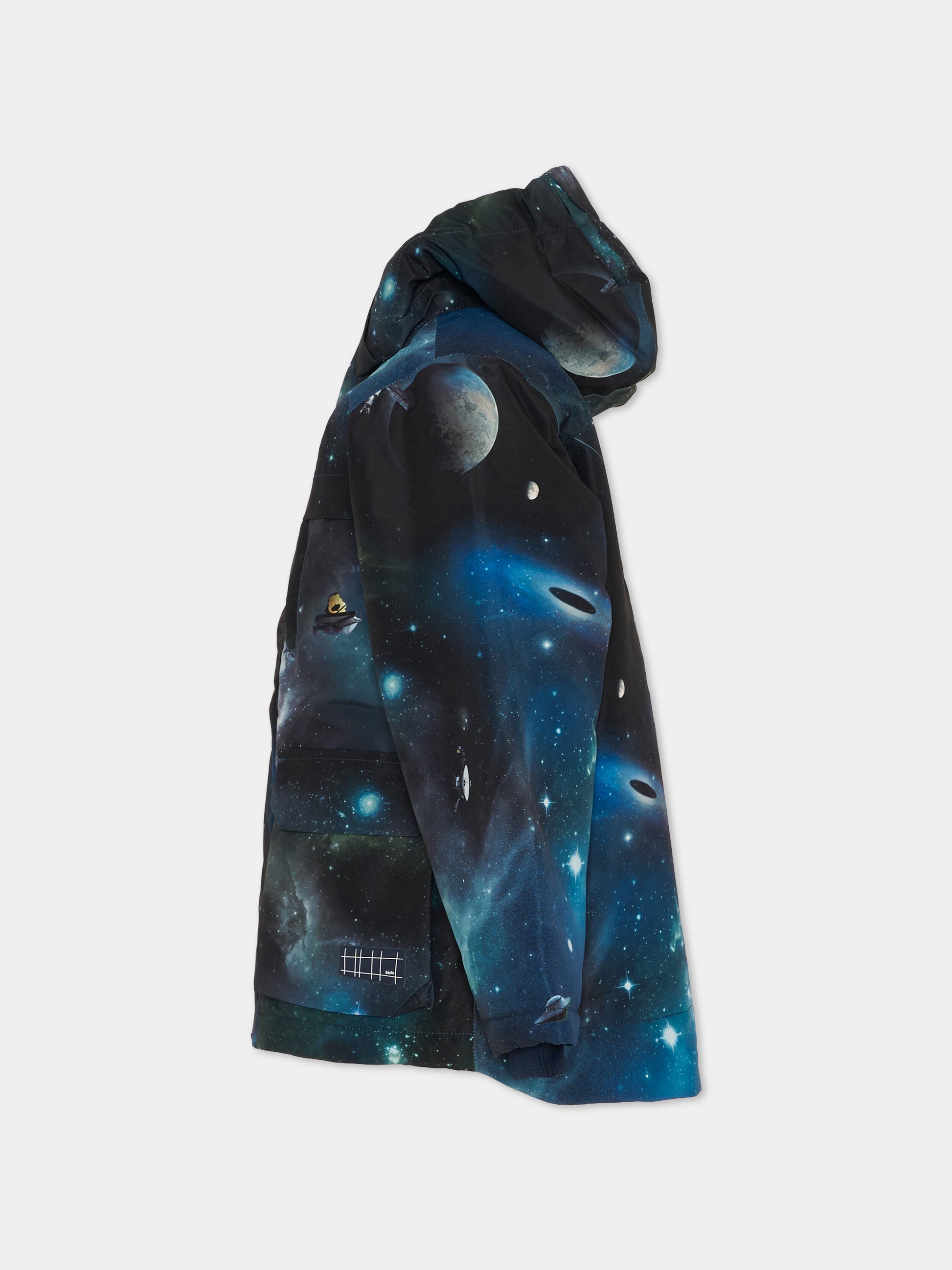 Piumino da neve Heiko blu per bambino con stampa spazio,Molo,5W25M307 9412