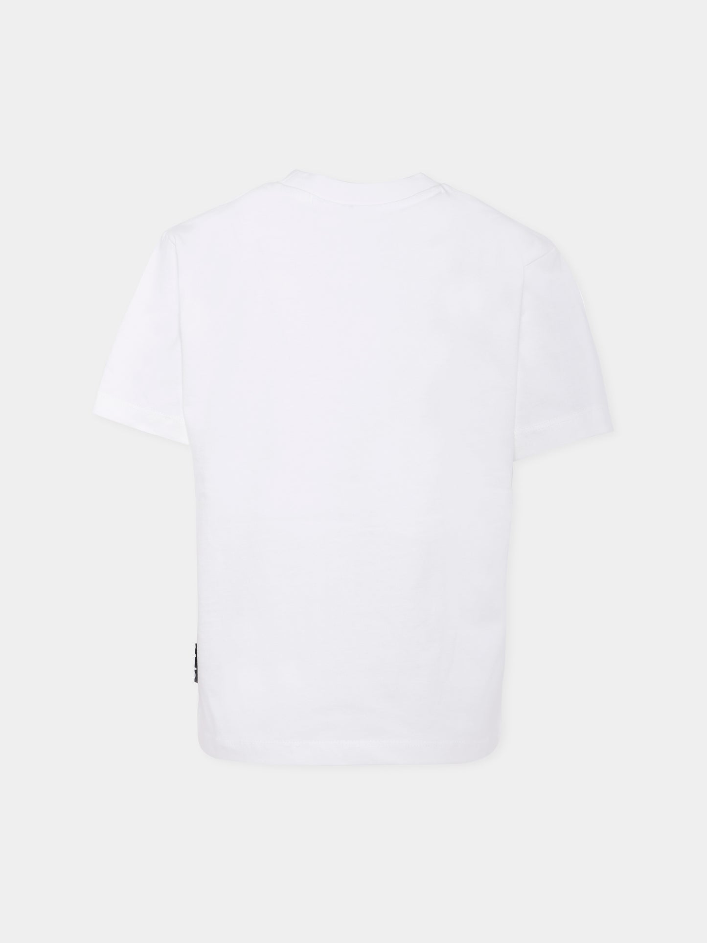 T-shirt Riley bianca per bambini con smile all over,Molo,6W25A203 5474