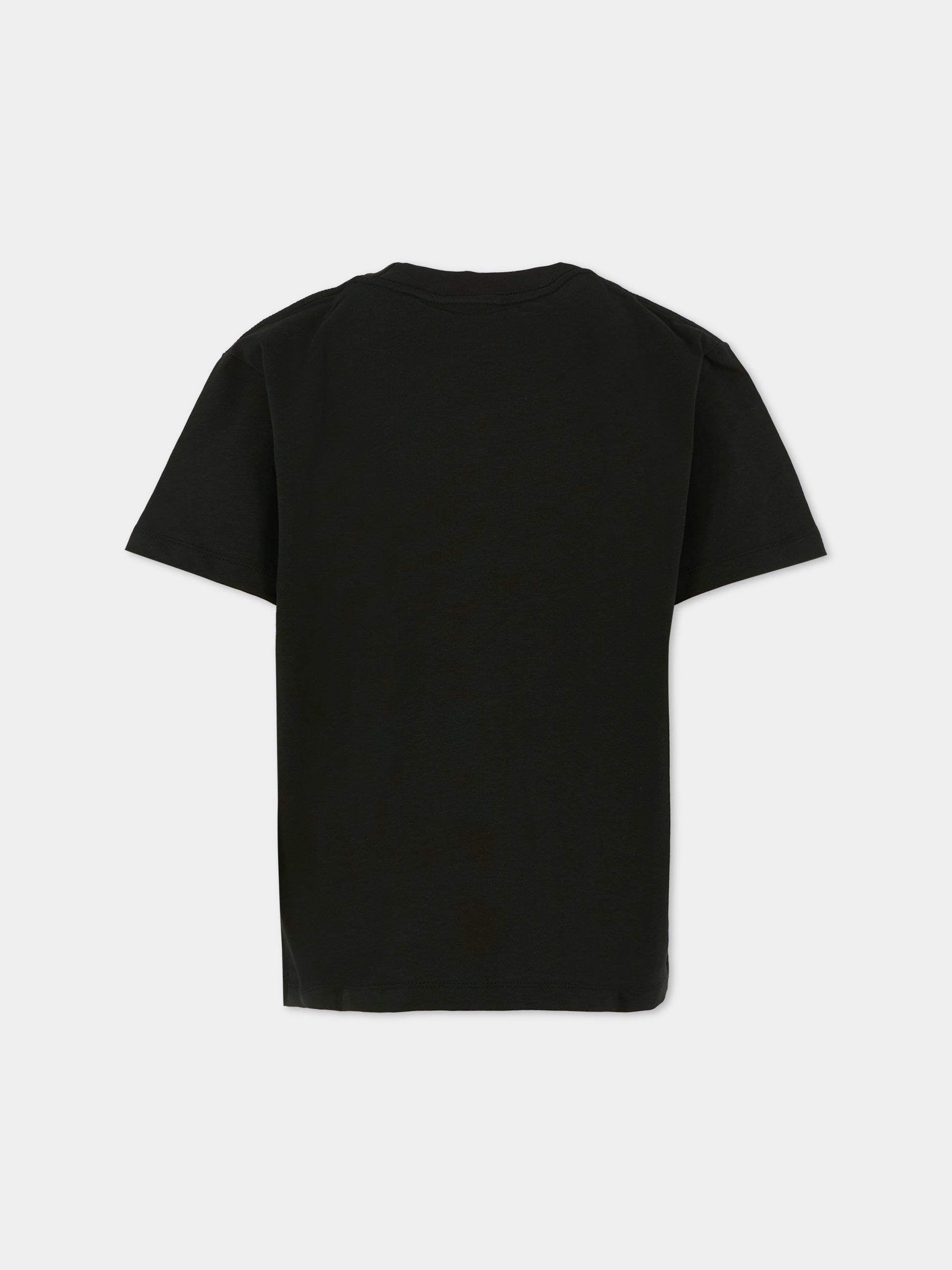 T-shirt Rodney nera per bambino con alieno,Molo,6W25A204 9628