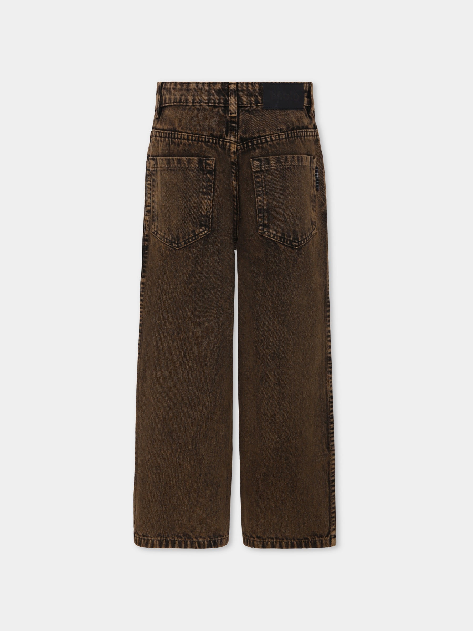 Jeans Aiden marroni per bambini,Molo,6W25I101 5561