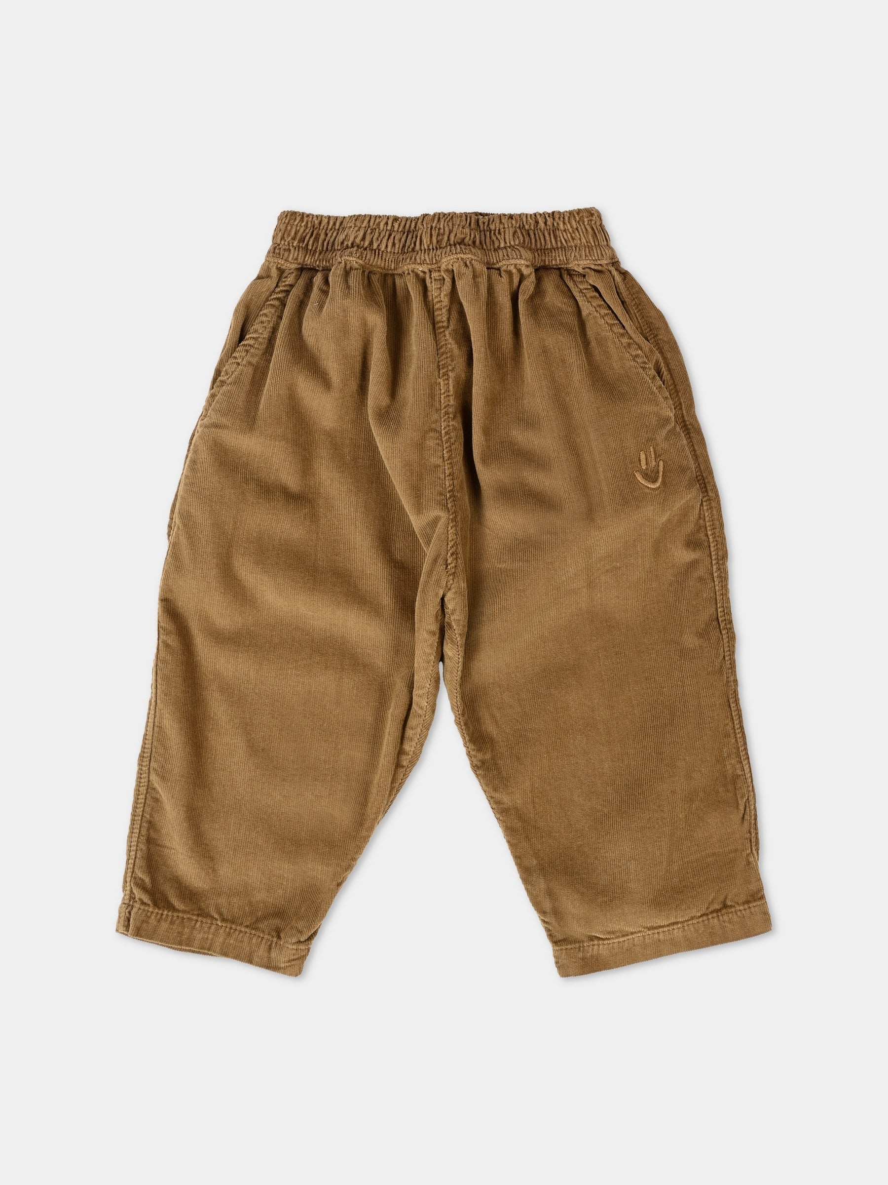 Pantaloni Sois marroni per neonati con smile,Molo,6W25I107 5519