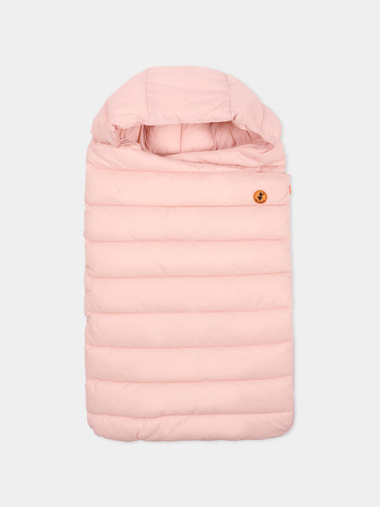 Sacco nanna May rosa per neonata con logo,Save The Duck Kids,I30001X GIGA21 80007
