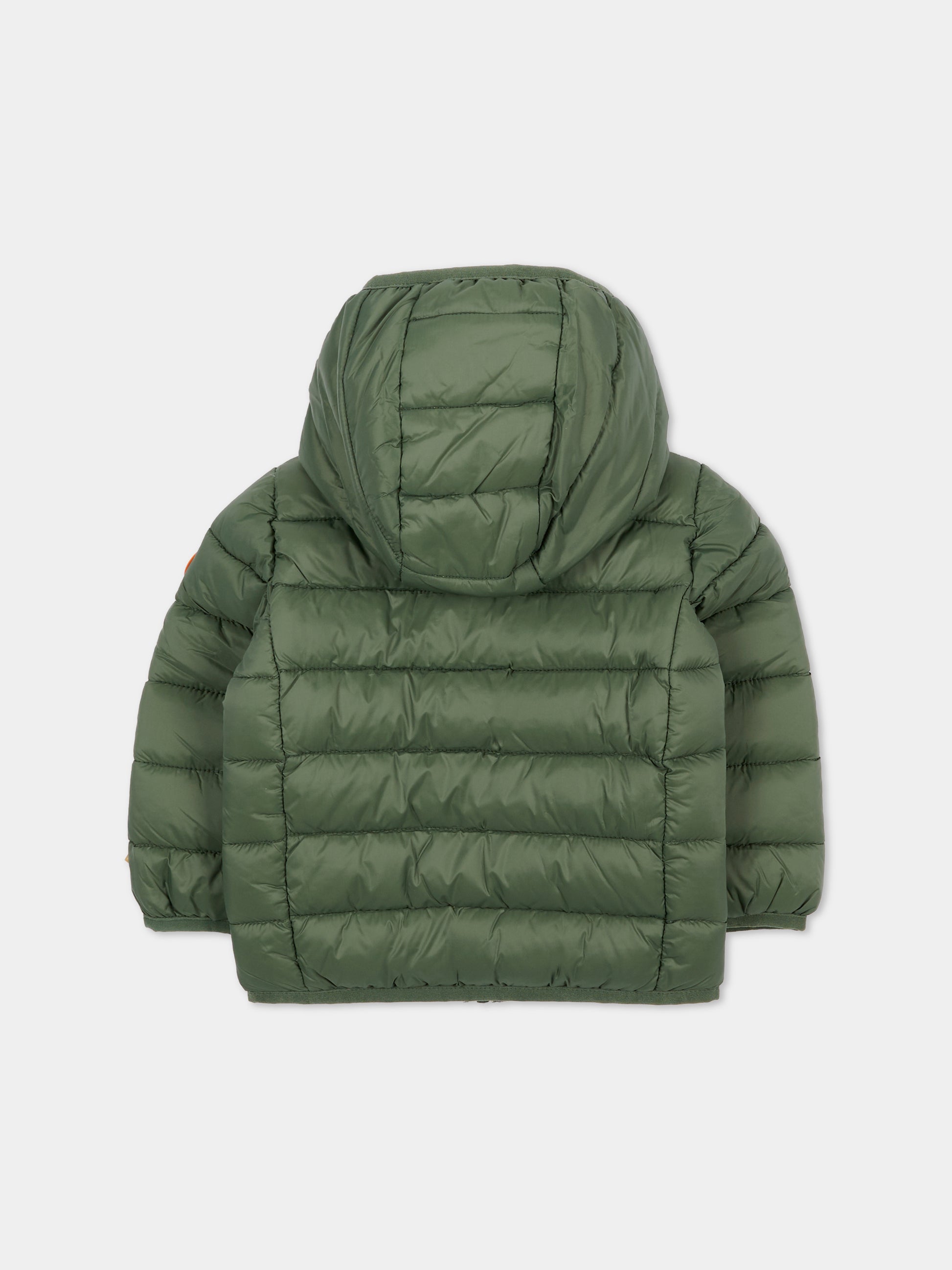 Piumino Wally verde per neonato con logo,Save The Duck Kids,I30003X GIGA21 50028