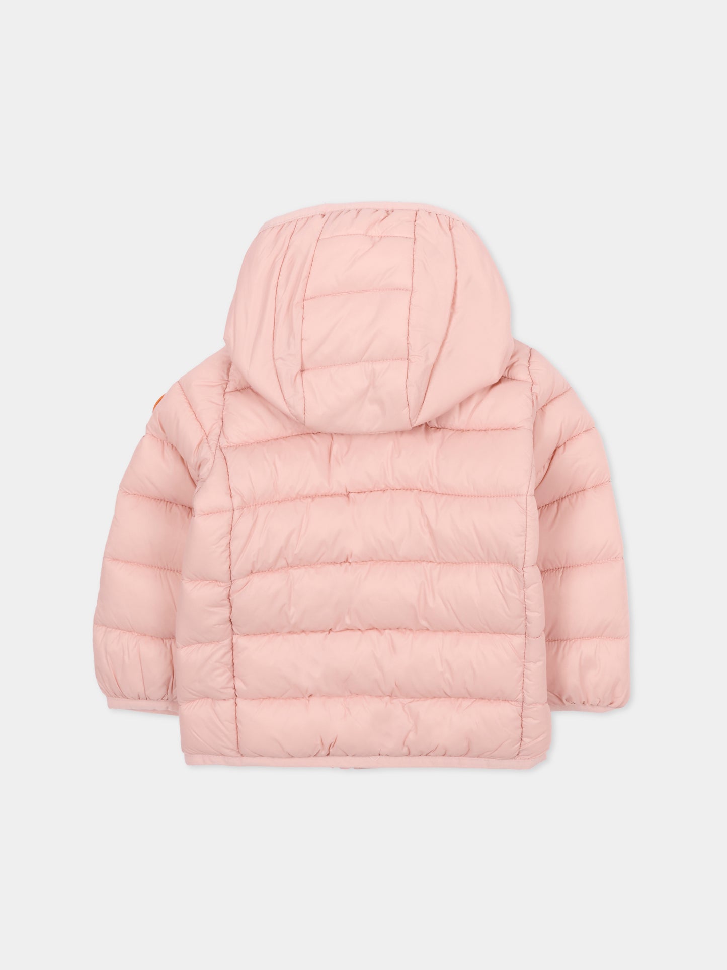 Piumino Wally rosa per neonata con logo,Save The Duck Kids,I30003X GIGA21 80007