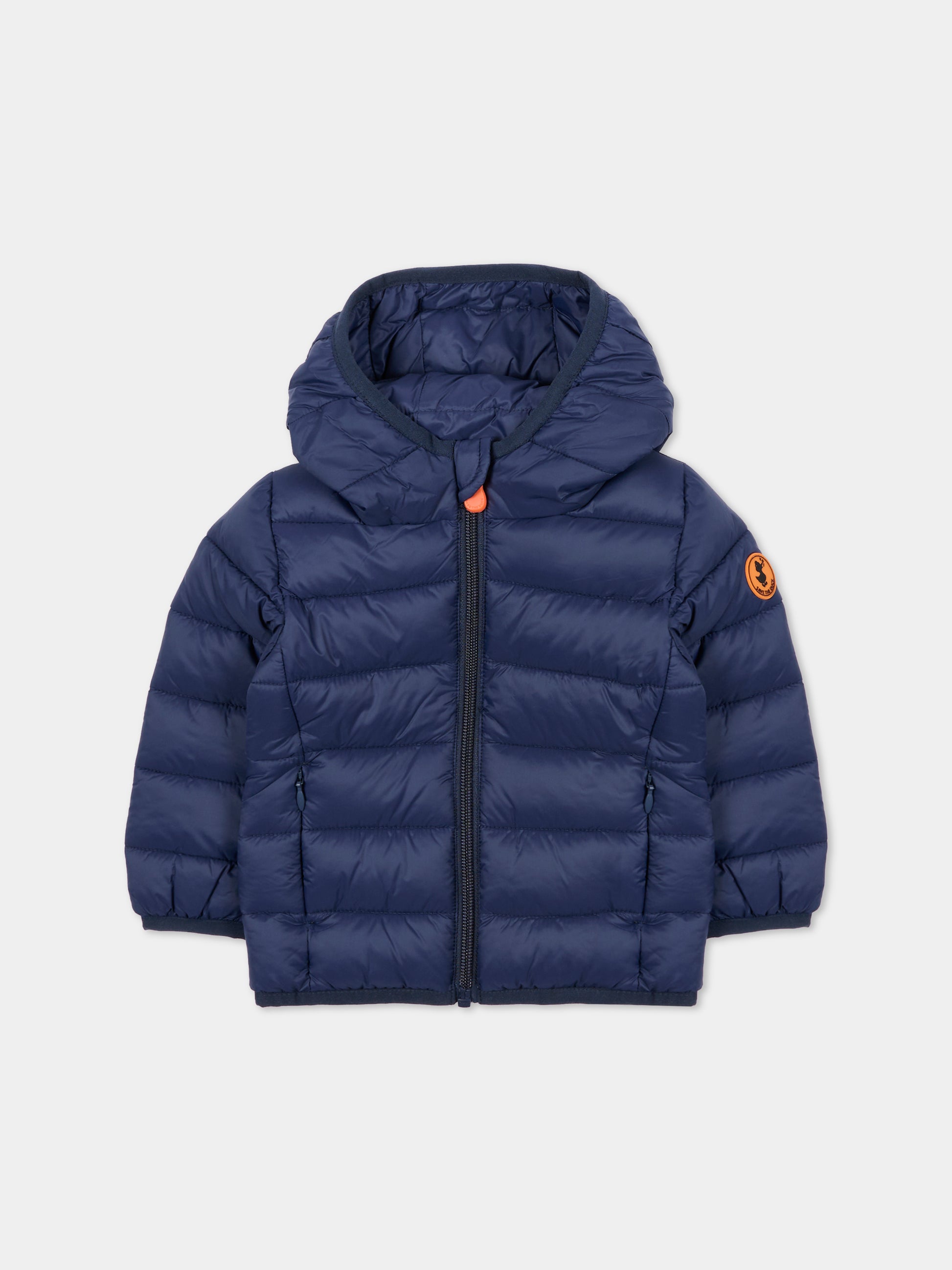 Piumino Wally blu per neonato con logo,Save The Duck Kids,I30003X GIGA21 90000