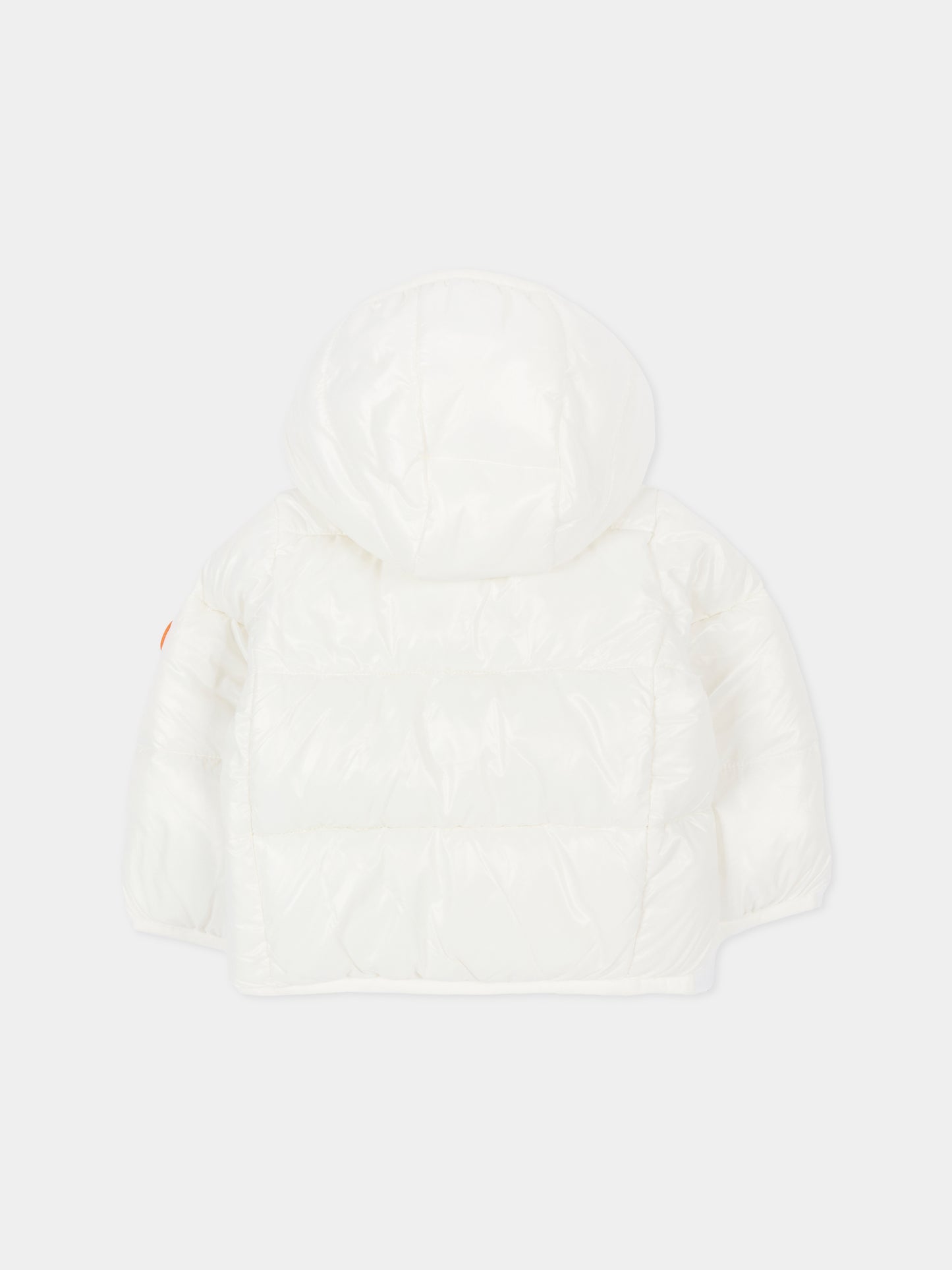 Piumino Jody bianco per neonati con logo,Save The Duck Kids,I30004X LOVE21 00002