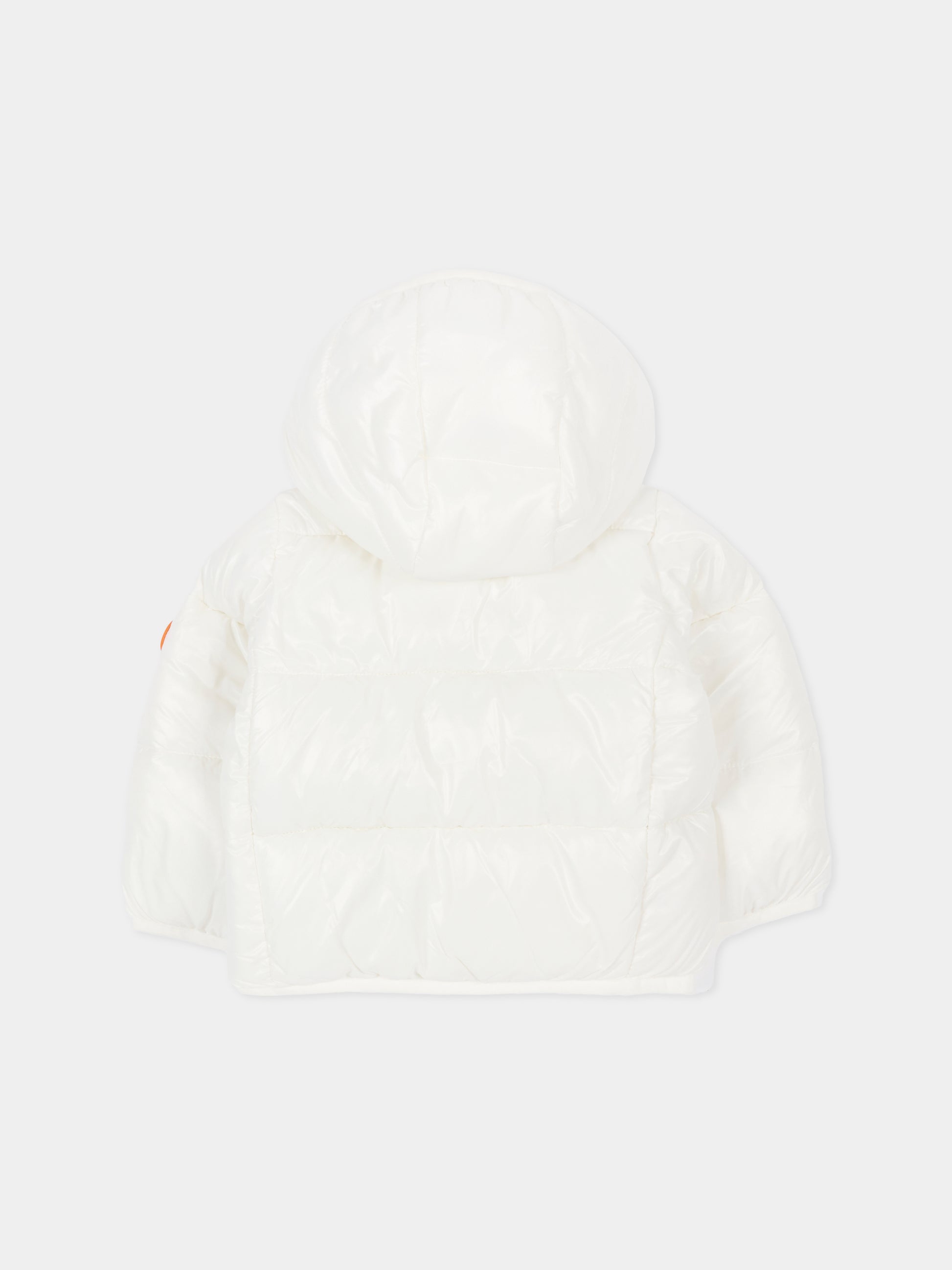 Piumino Jody bianco per neonati con logo,Save The Duck Kids,I30004X LOVE21 00002