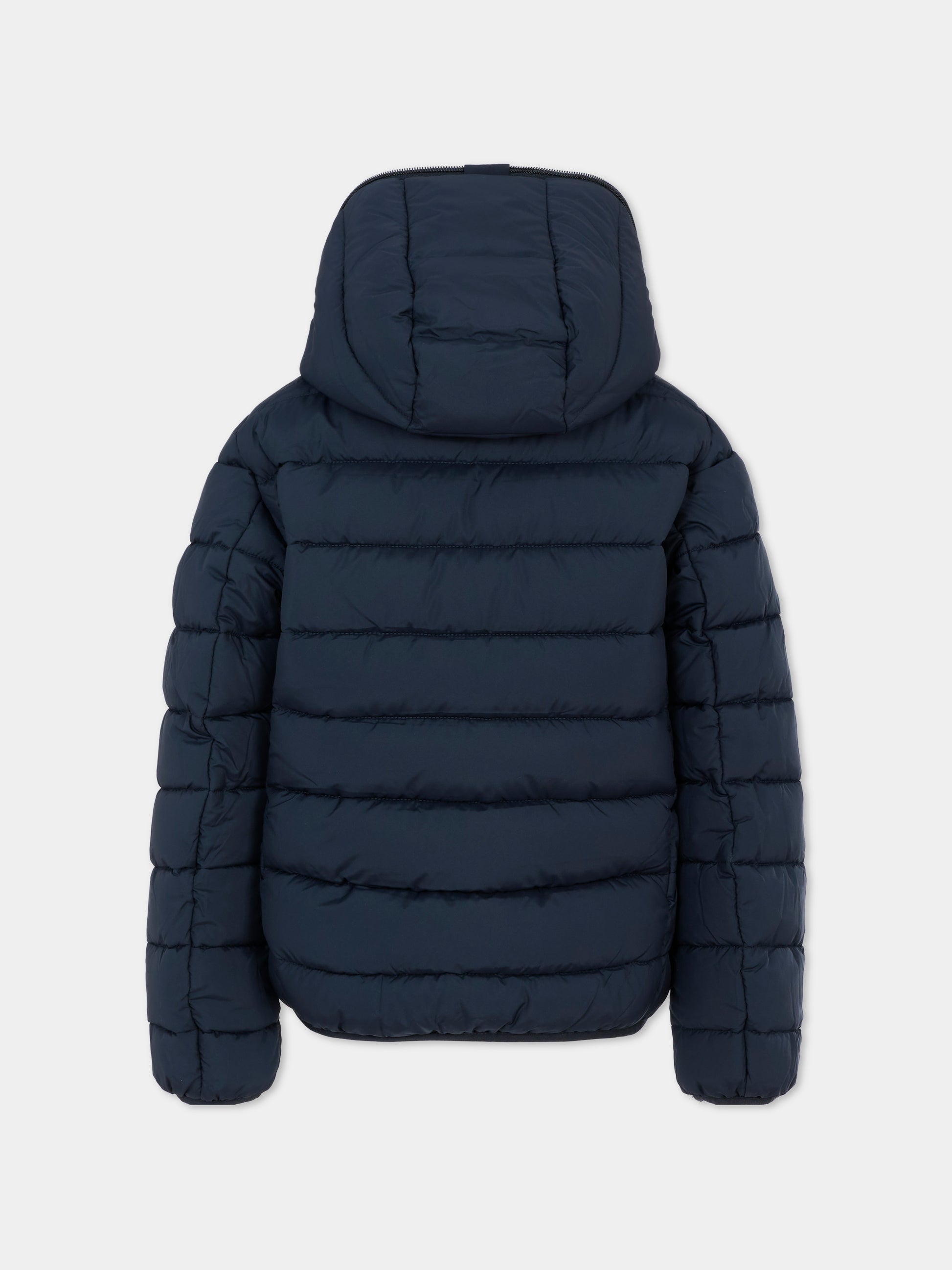 Piumino Oliver blu reversibile per bambino,Save The Duck Kids,J33600B MATT21 90010