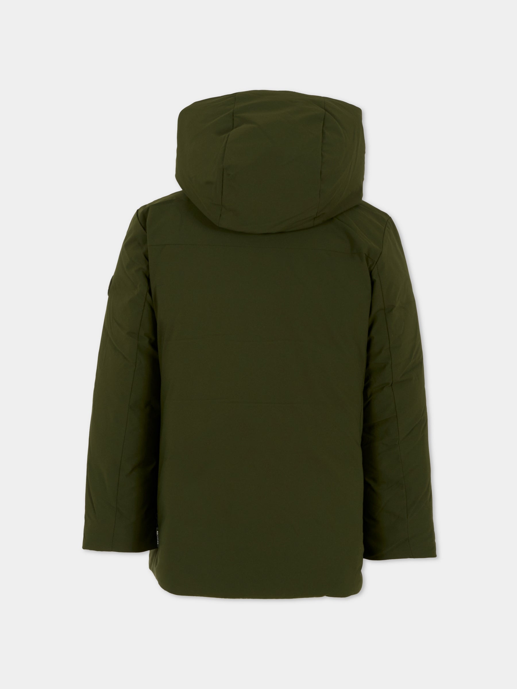 Piumino verde per bambino con logo,Save The Duck Kids,J41447B MATT21 50071