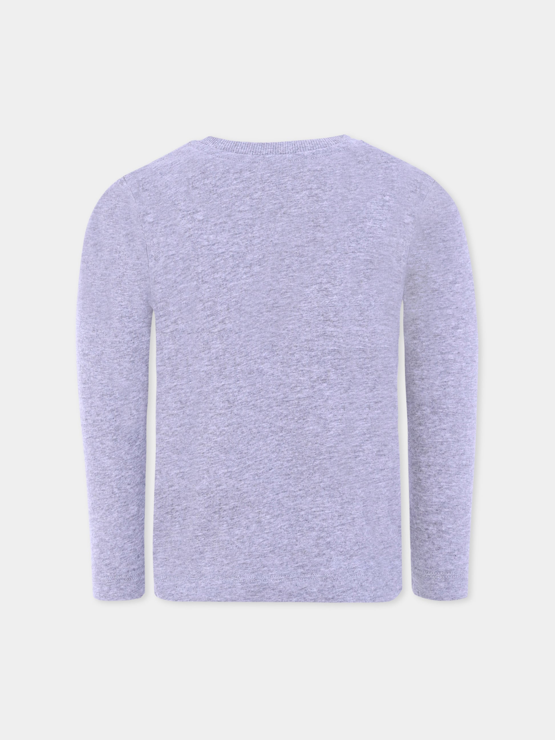 T-shirt grigia per bambini con Teddy Bear,Moschino Kids,HTO00J LAA10 60901