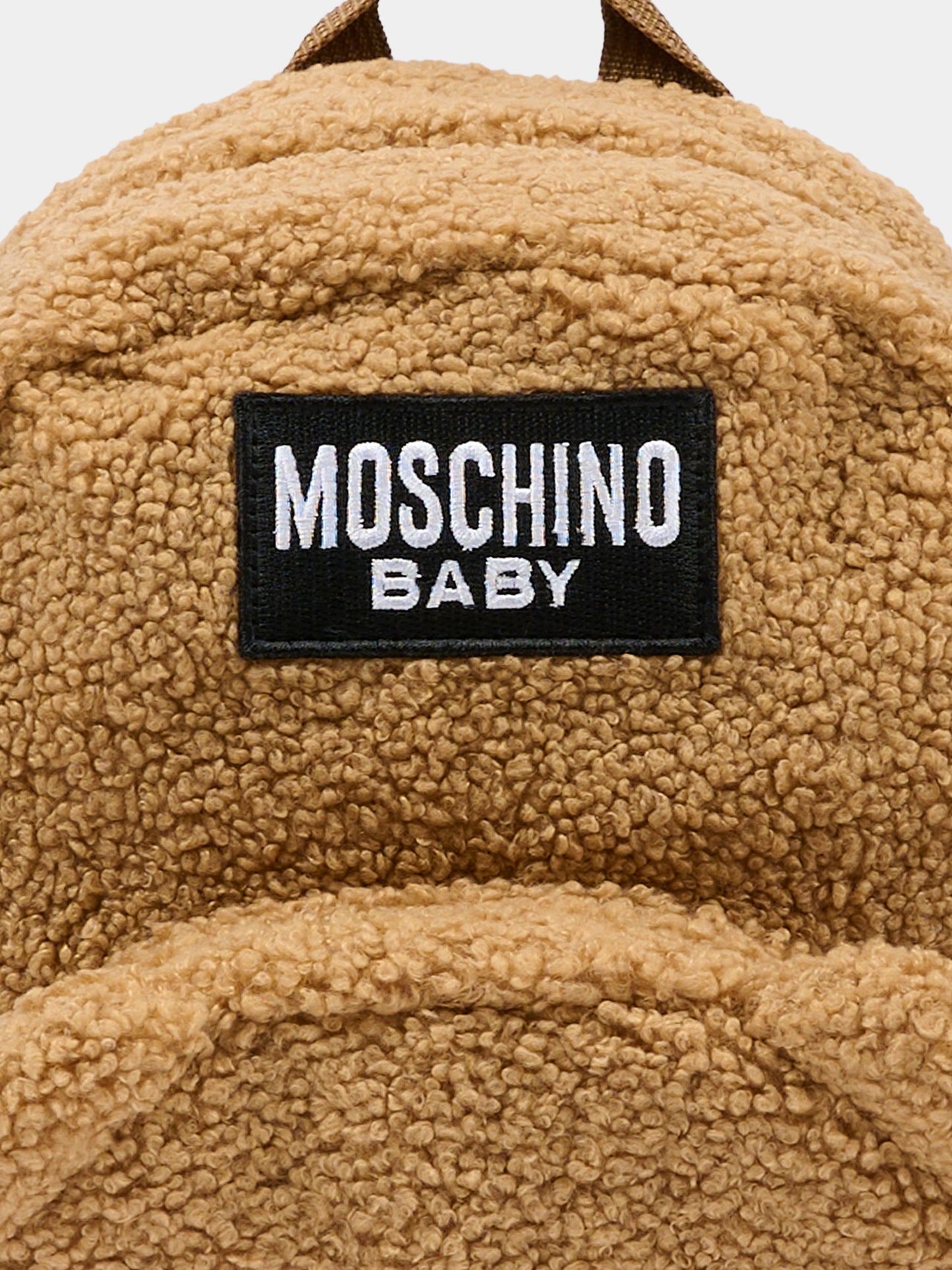 Zaino marrone per neonati con Teddy Bear,Moschino Kids,MUX05D LIA00 20351