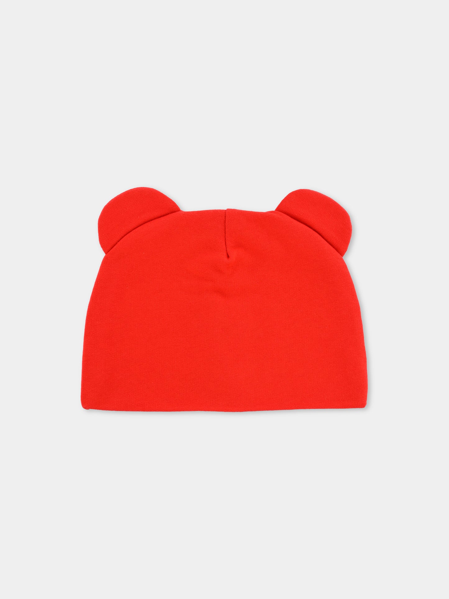 Berretto rosso per neonati con Teddy Bear,Moschino Kids,MUX05H LCA40 50109