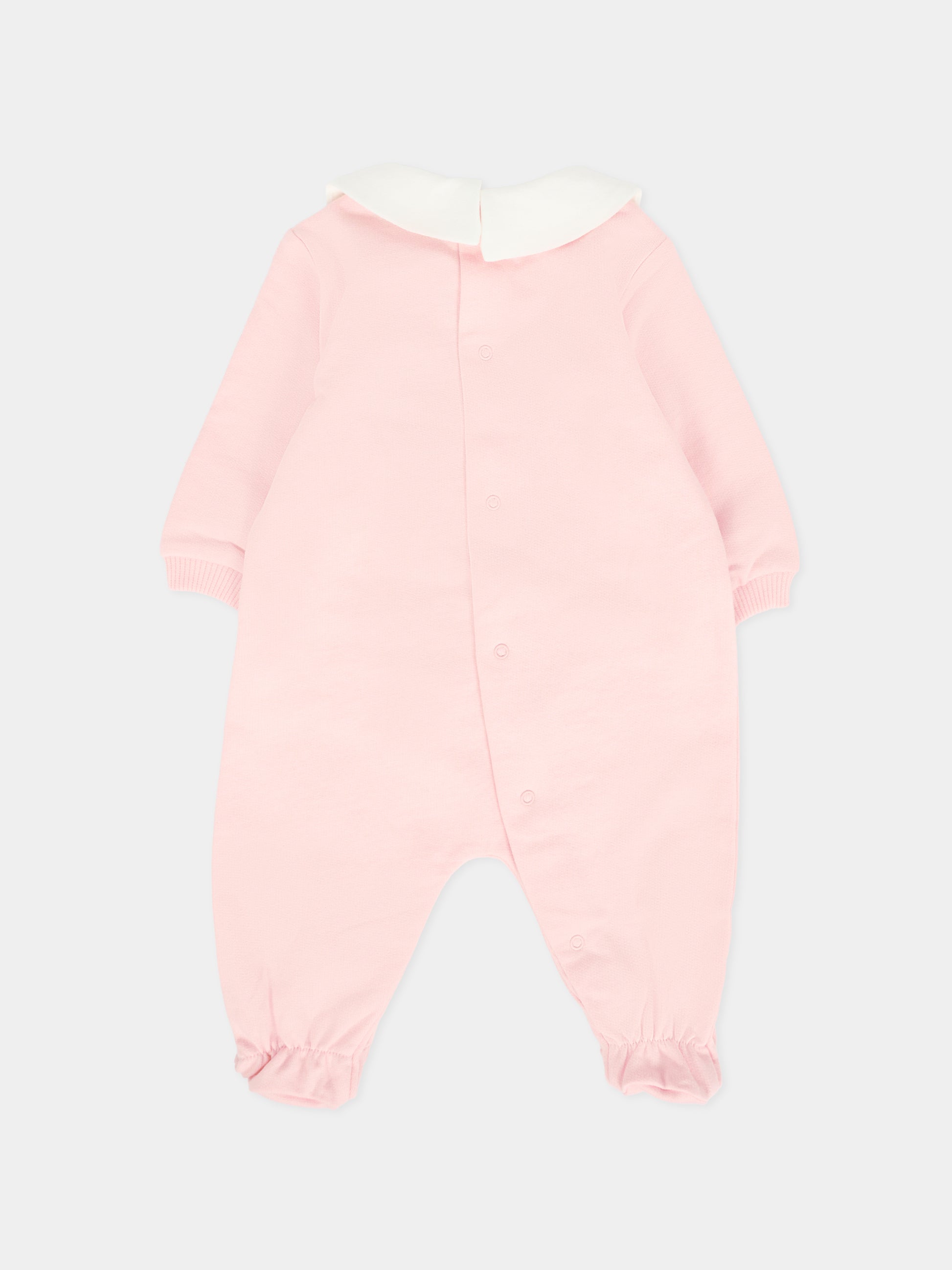 Set tutine rosa per neonata con Teddy Bear,Moschino Kids,MUY08B LCA40 50209