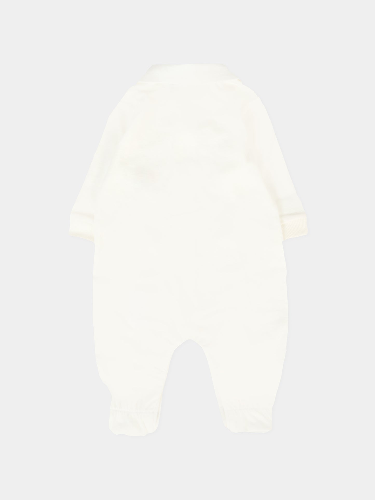 Tutina avorio per neonati con Teddy Bear e lumaca,Moschino Kids,MUY08C LAA10 10063