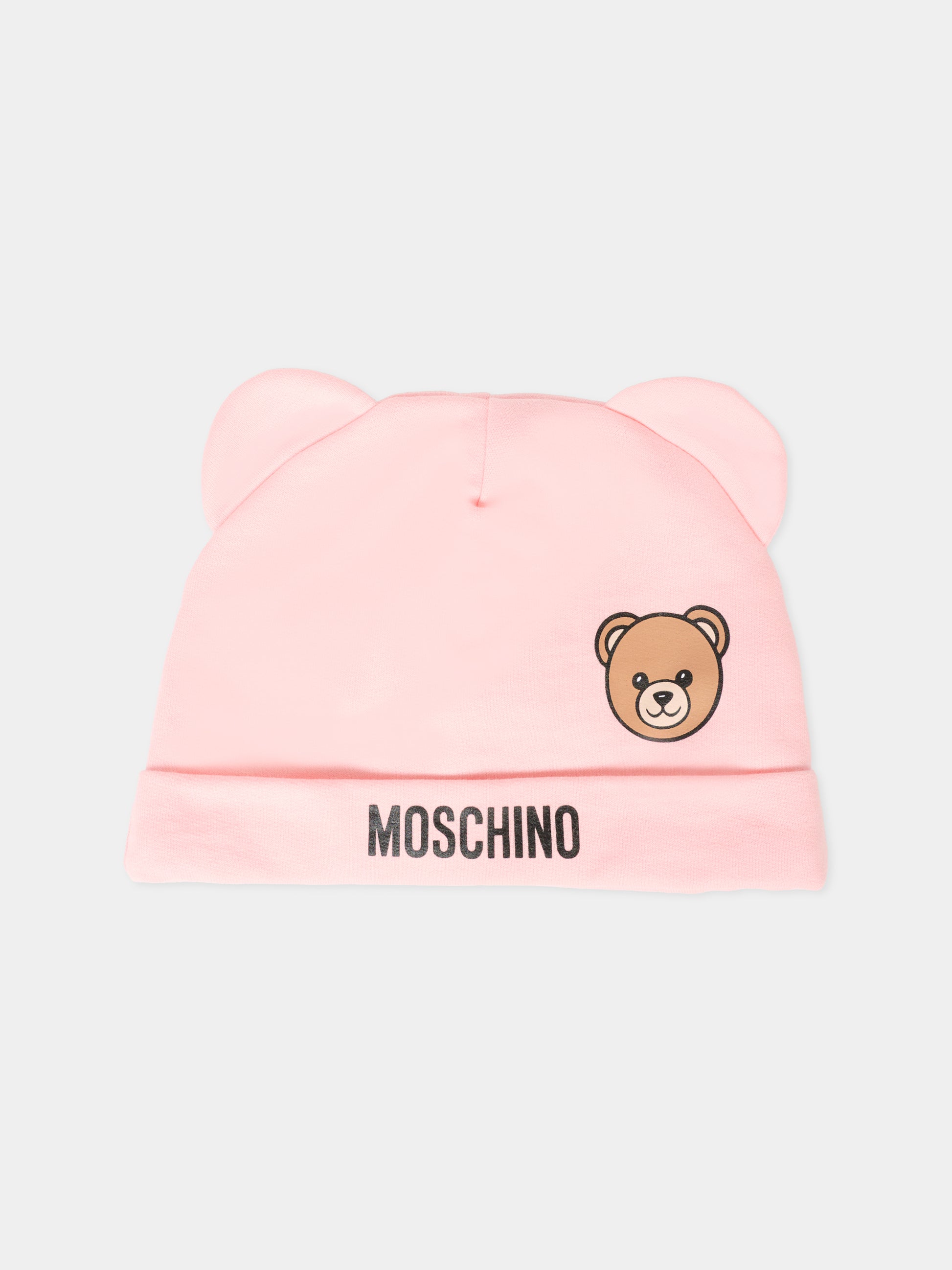 Set accessori rosa per neonata con Teddy Bear,Moschino Kids,MUY08K LCA40 50209