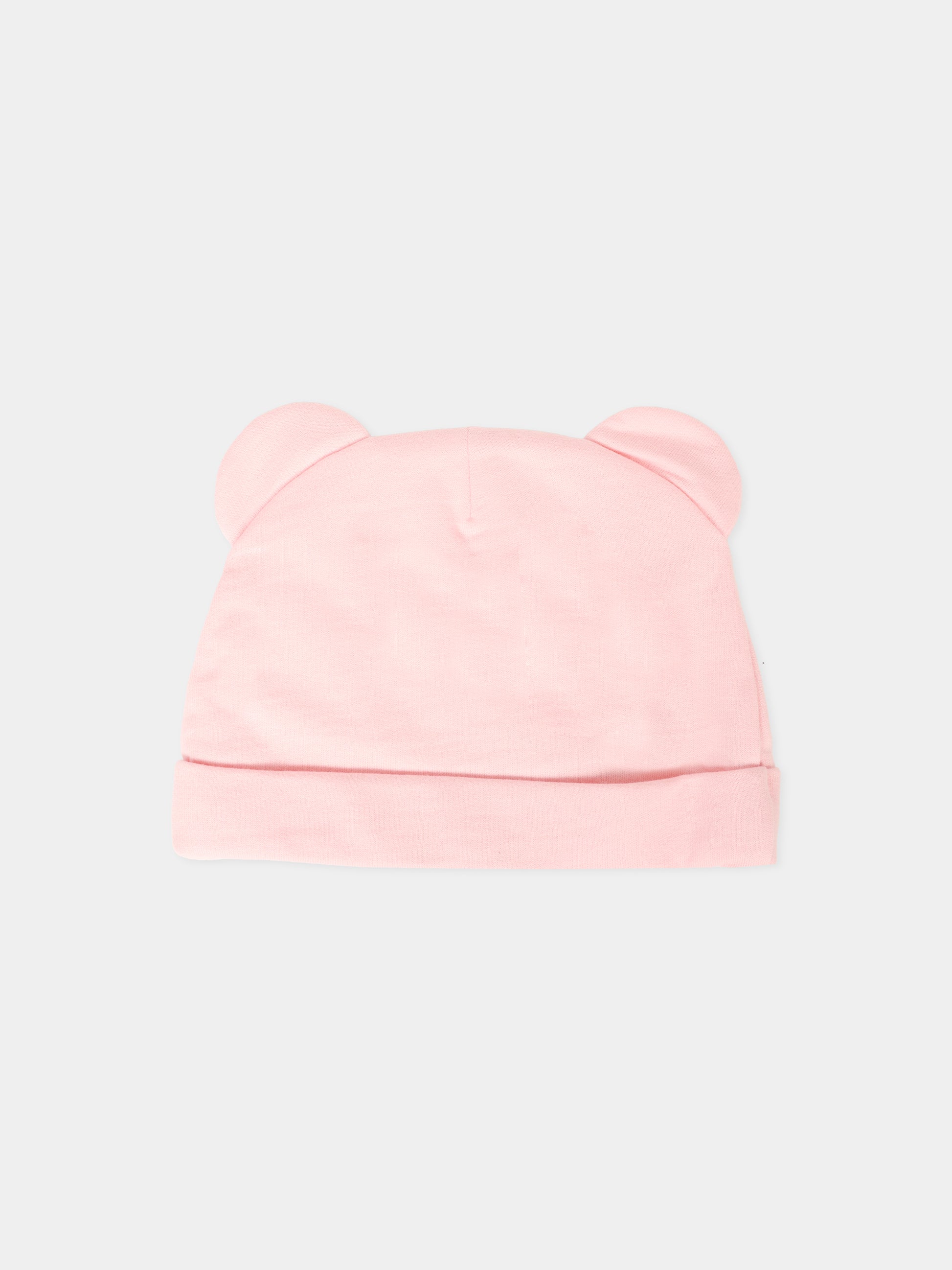 Set rosa per neonata con Teddy Bear e logo,Moschino Kids,MUY08L LCA40 50209