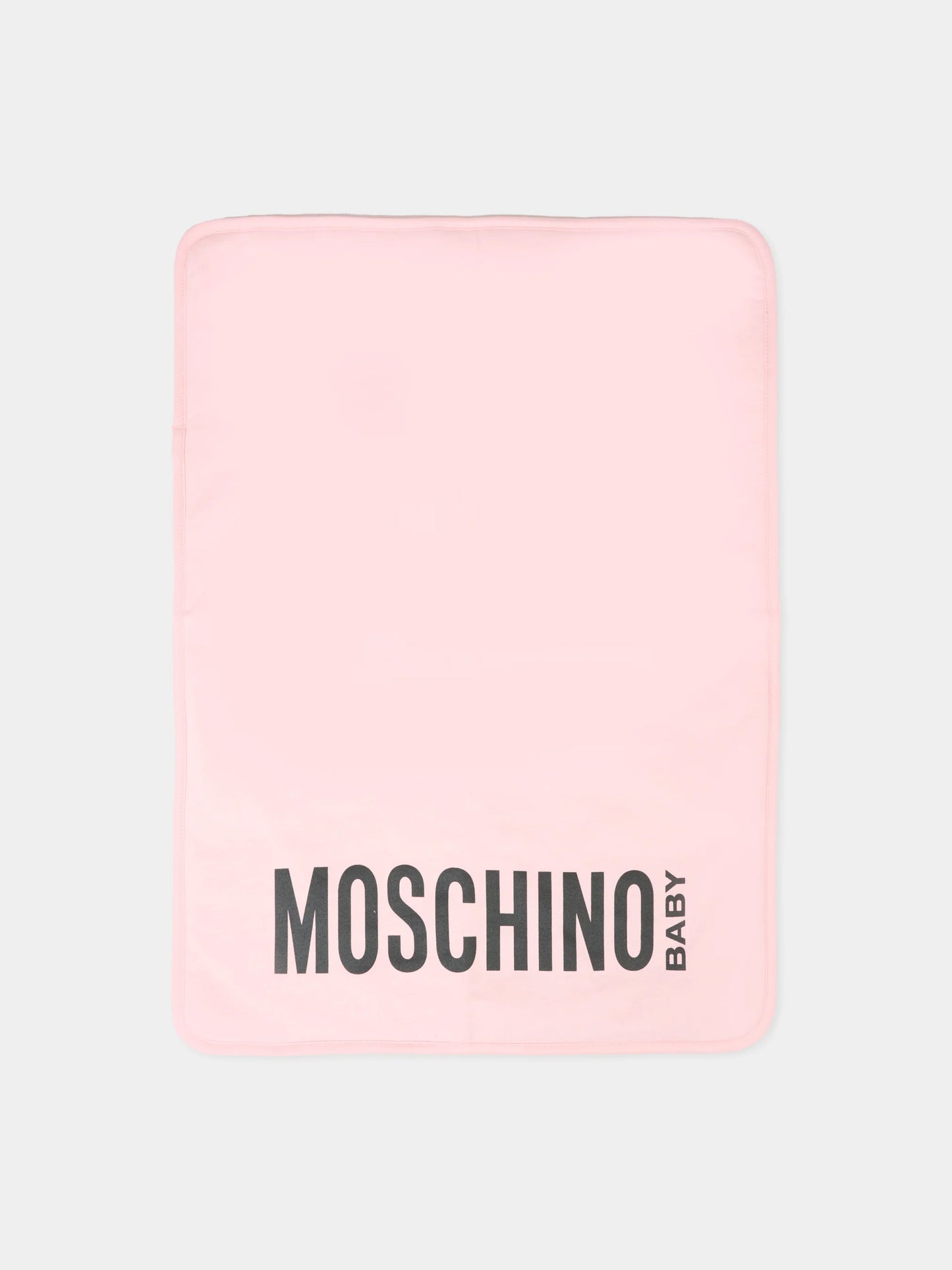 Borsa mamma rosa per neonata con Teddy Bear,Moschino Kids,MXX03D LCA40 50209