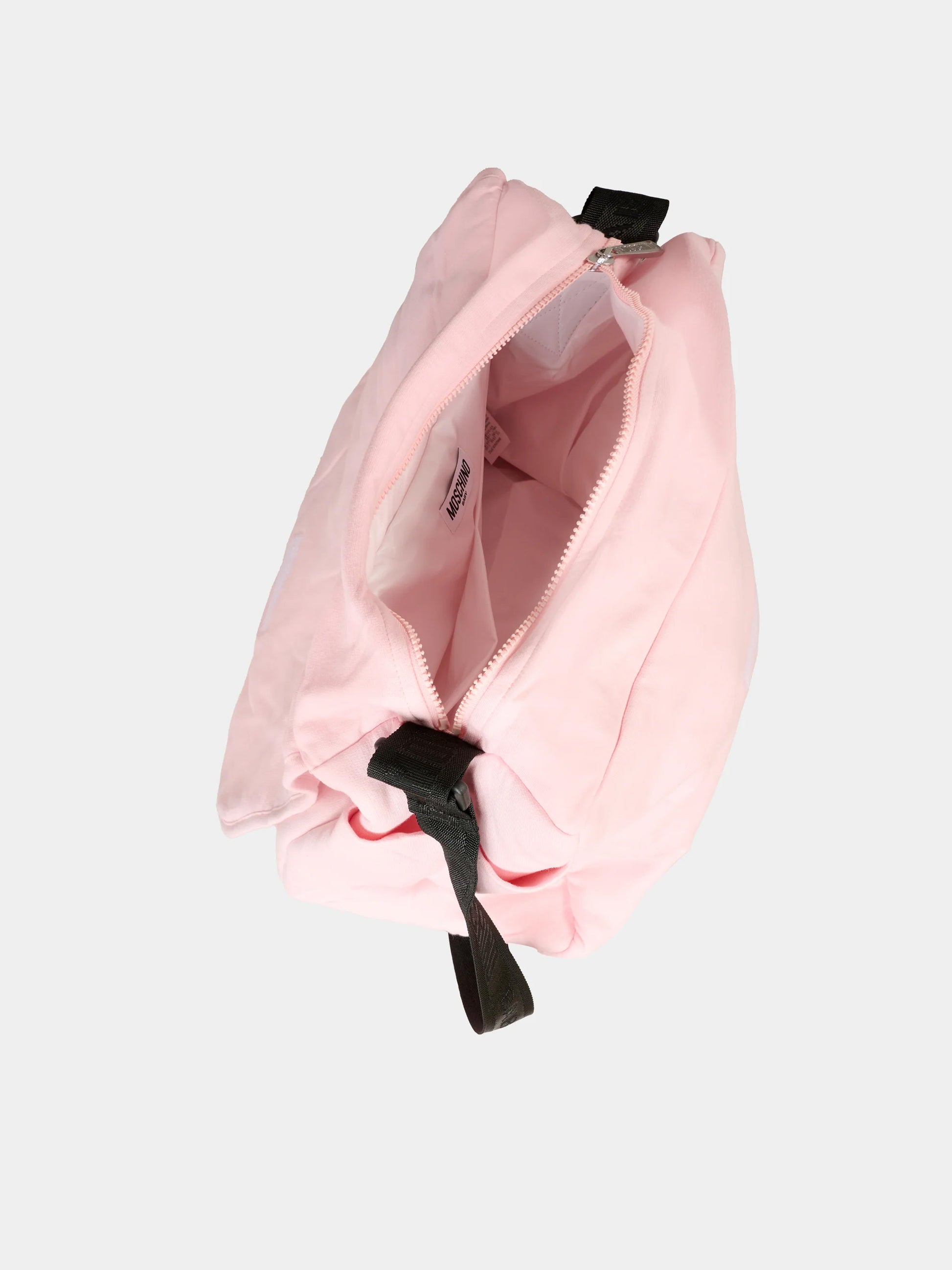 Borsa mamma rosa per neonata con Teddy Bear,Moschino Kids,MXX03D LCA40 50209