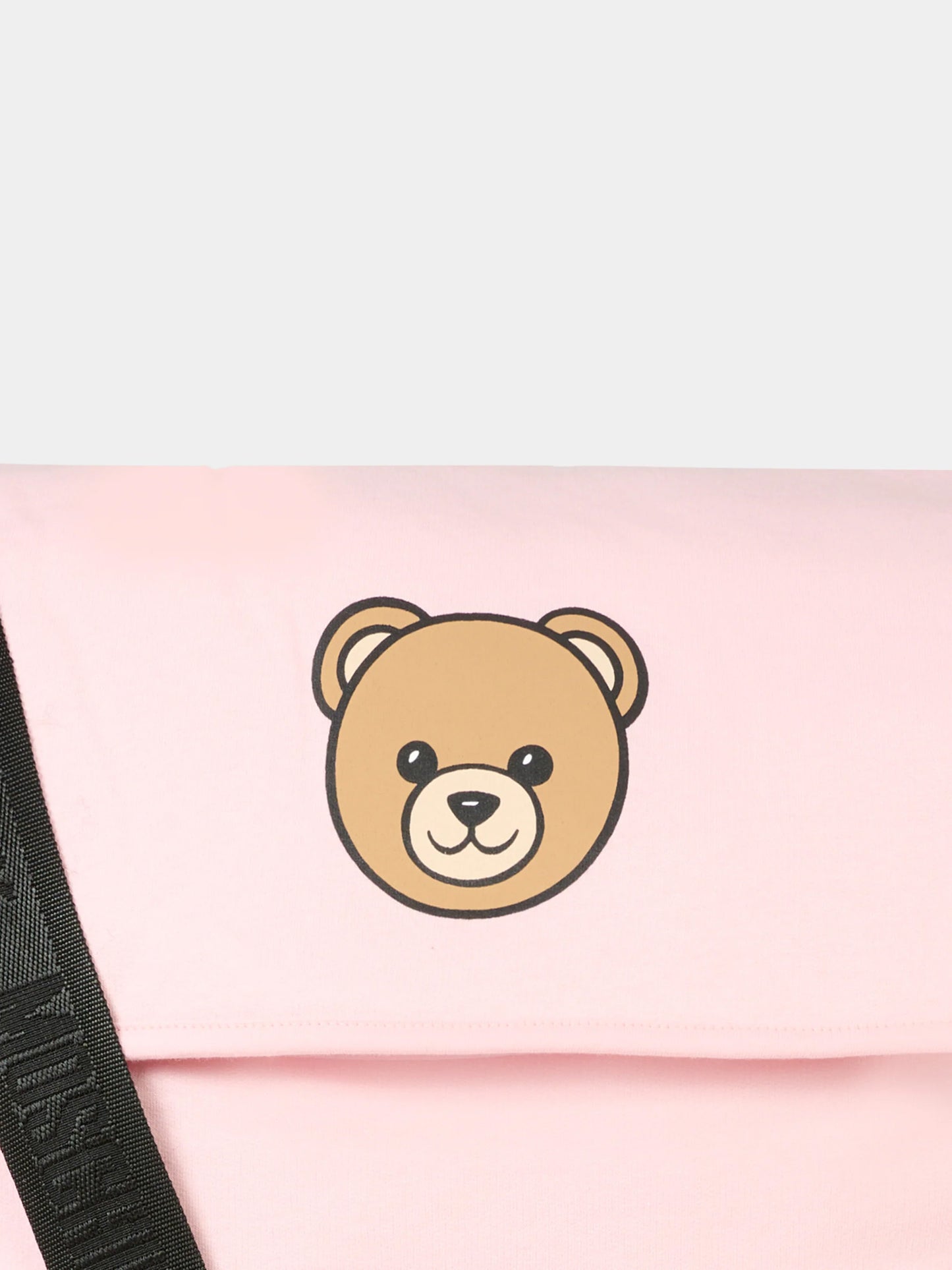 Borsa mamma rosa per neonata con Teddy Bear,Moschino Kids,MXX03D LCA40 50209