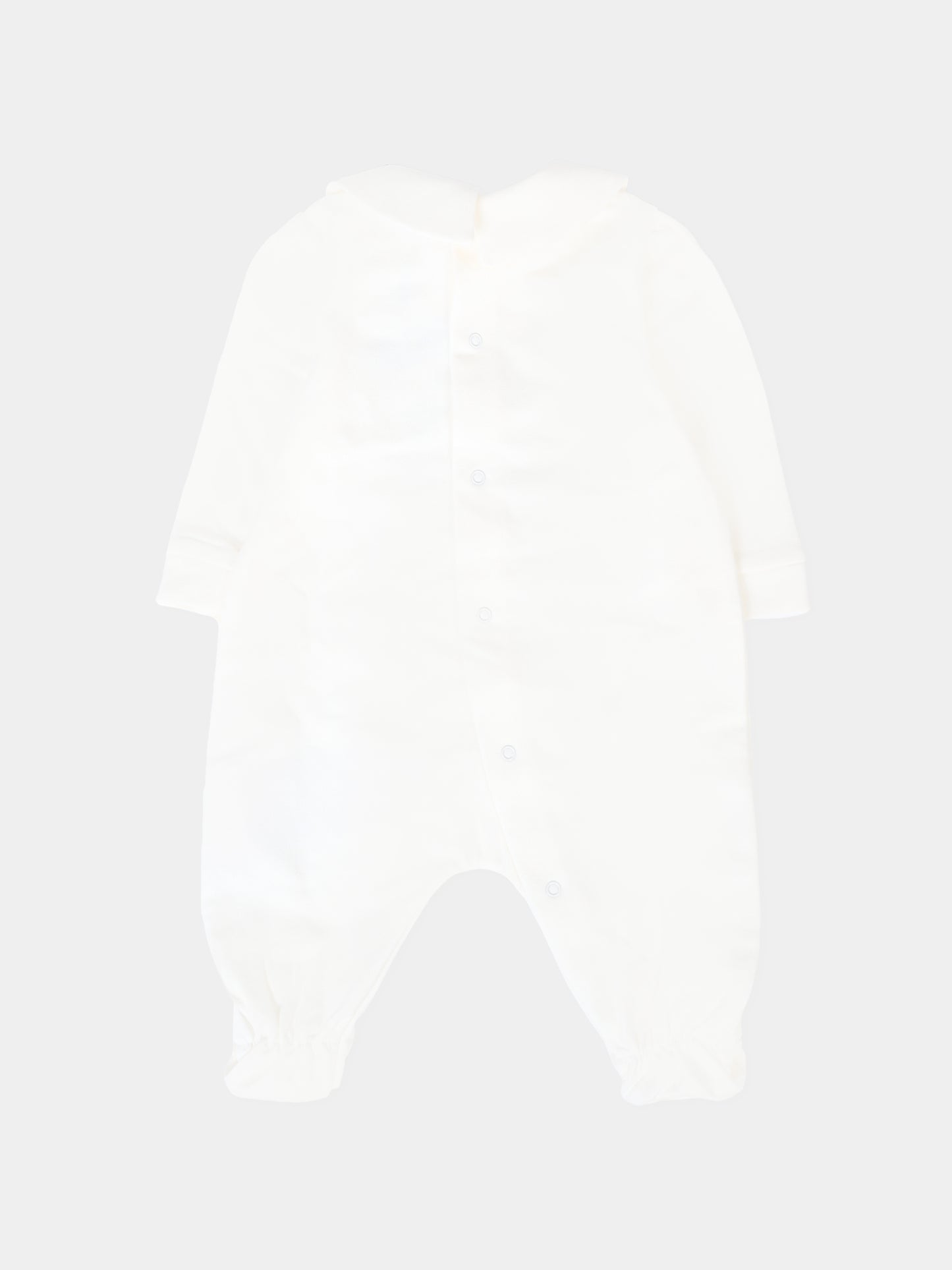 Set avorio per neonata con Teddy Bear con fiocco,Moschino Kids,MDY01A LDA16 10063