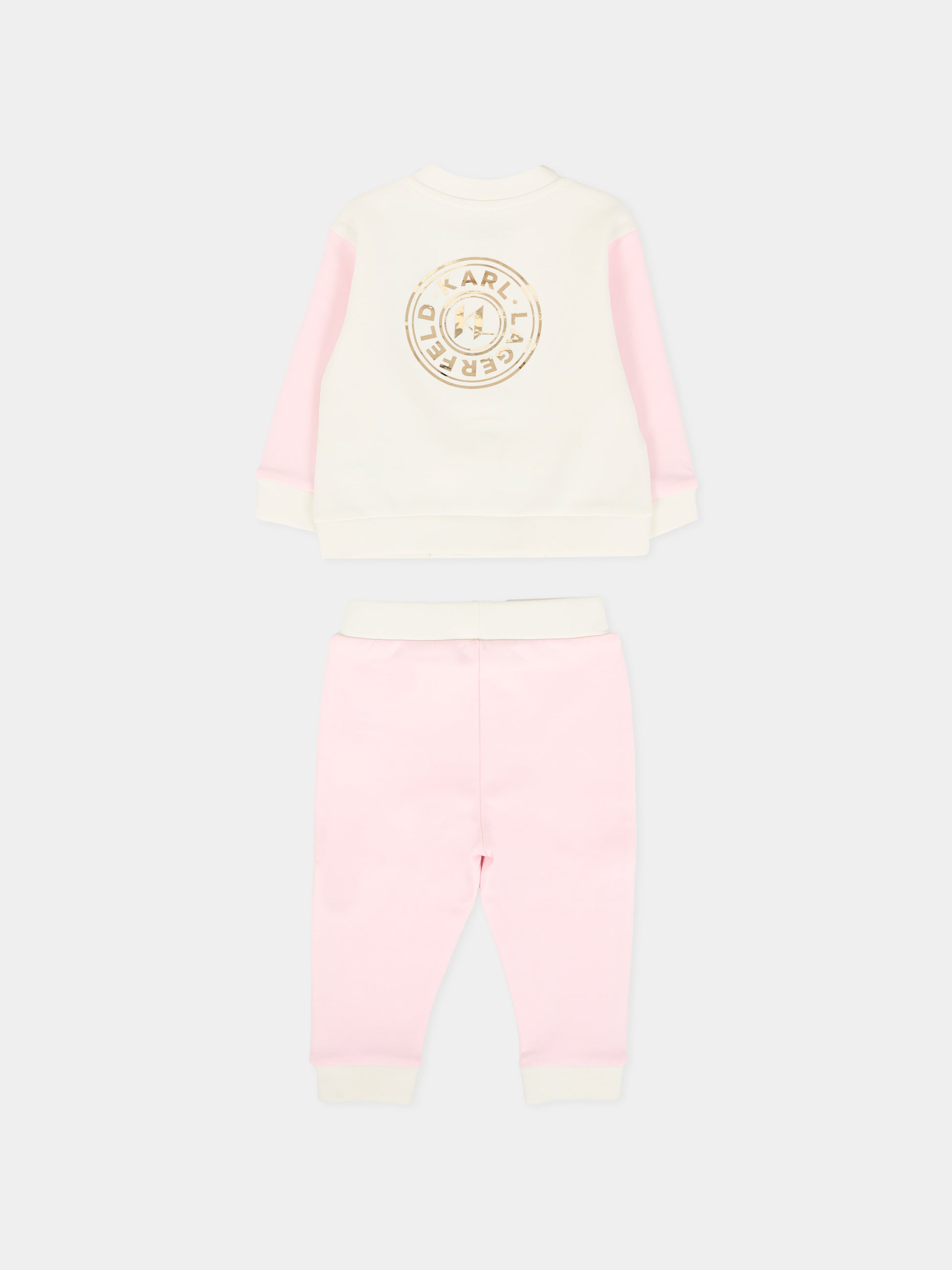 Completo rosa per neonata con Choupette,Karl Lagerfeld Kids,Z30670 N74