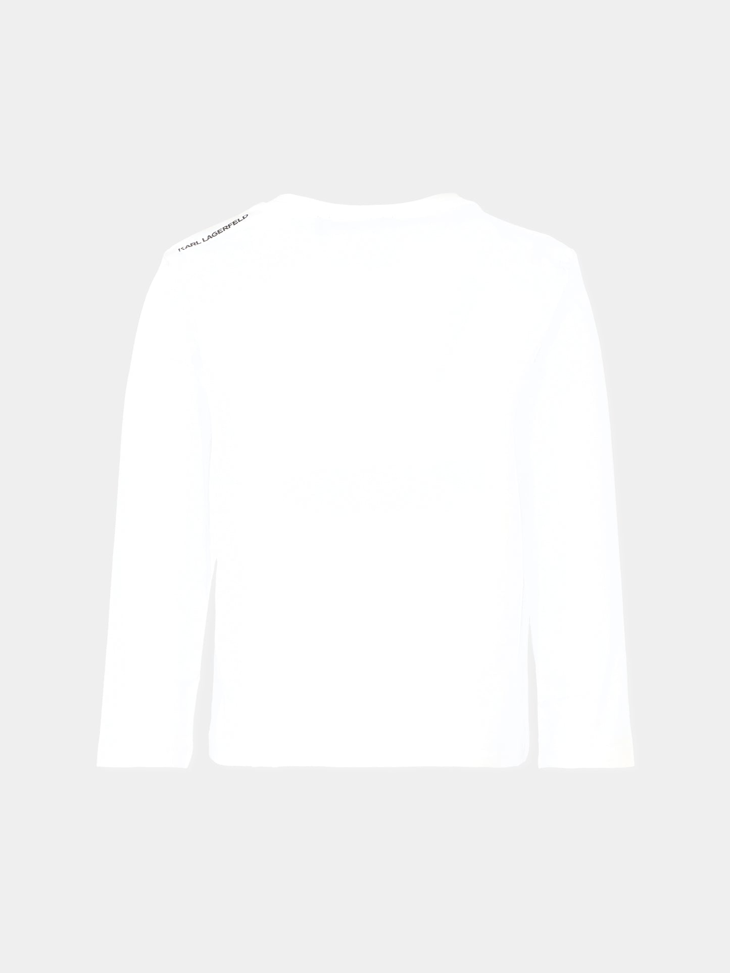 T-shirt bianca per bambini con Karl Lagerfeld,Karl Lagerfeld Kids,Z30953 10P