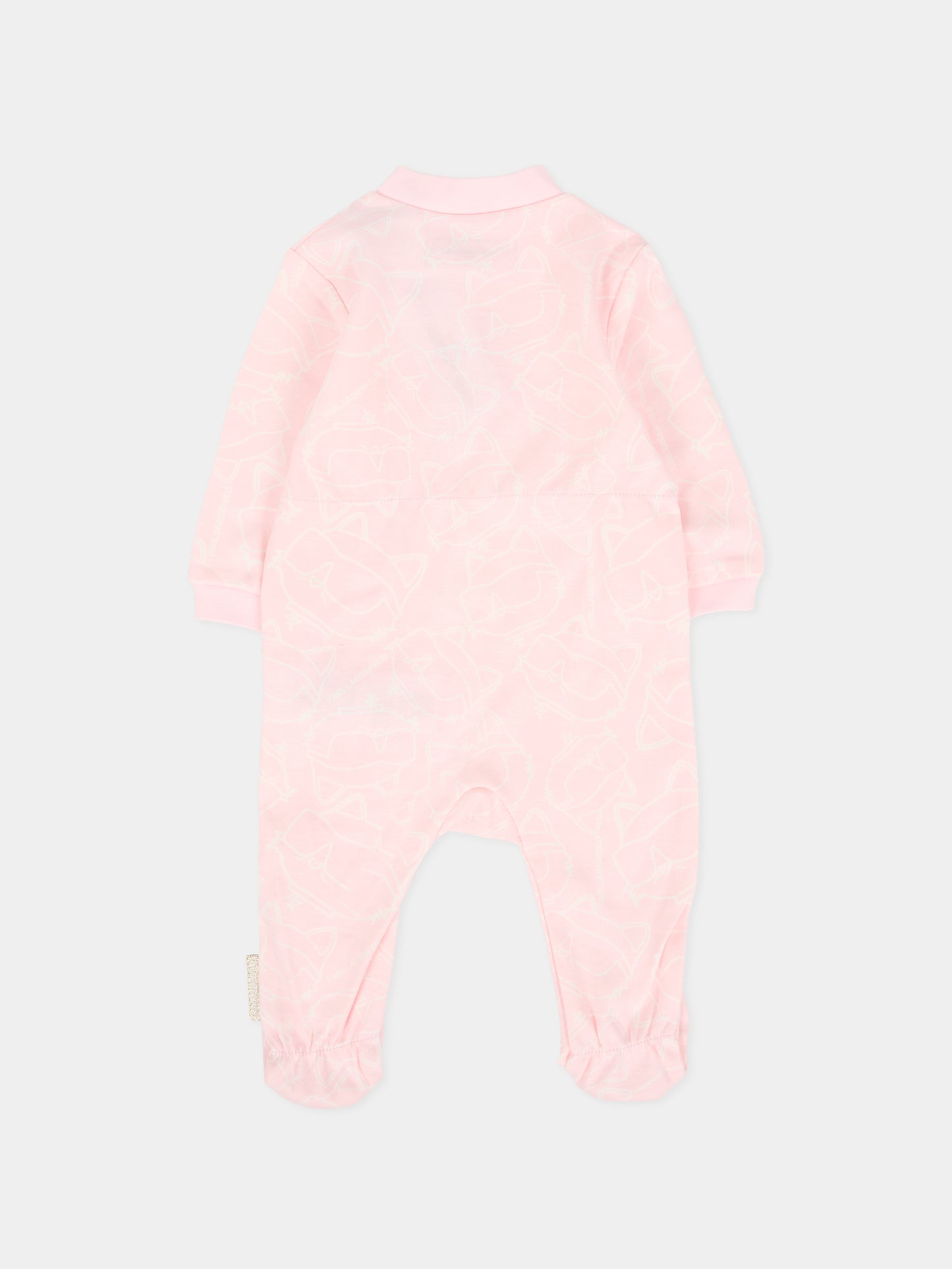 Set tutina rosa per neonata con Choupette,Karl Lagerfeld Kids,Z30968 N74