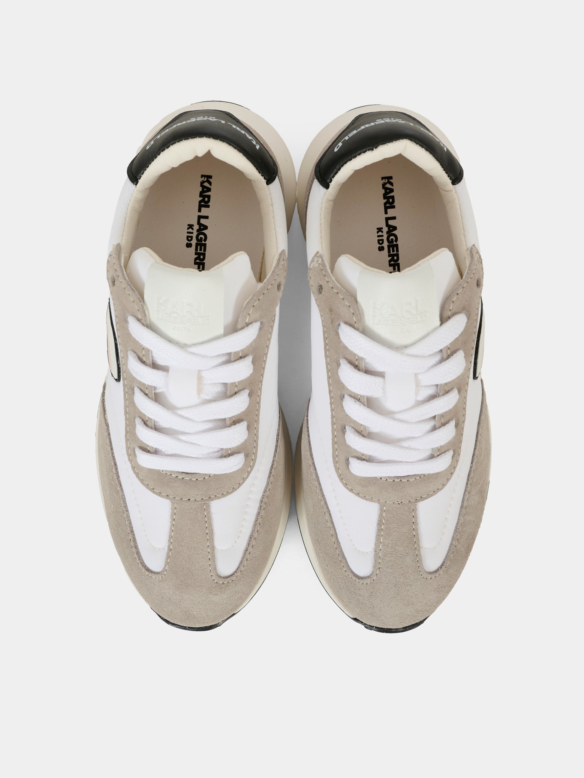 Sneakers bianche per bambino con Karl Lagerfeld,Karl Lagerfeld Kids,Z30977 10P