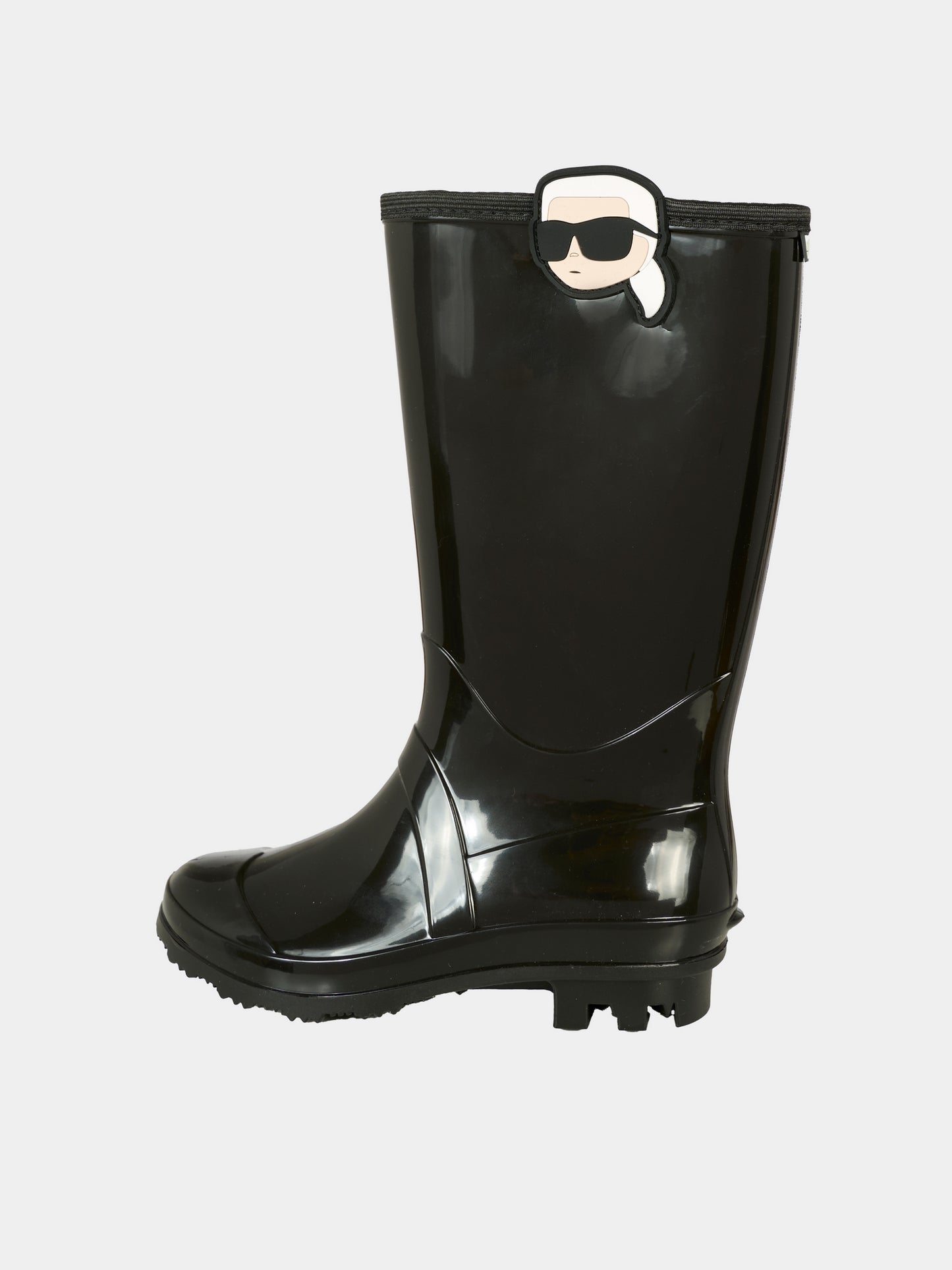 Stivali da pioggia neri per bambina con Karl,Karl Lagerfeld Kids,Z30985 09B
