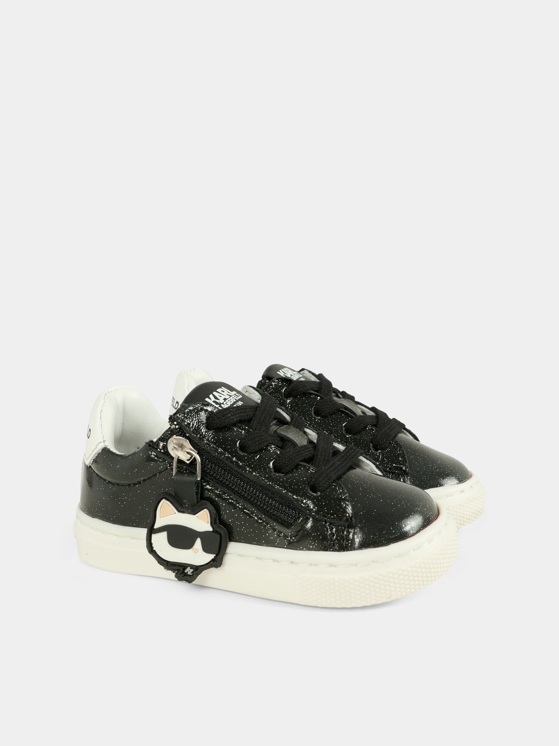Sneakers nere per neonata e bambina con Choupette,Karl Lagerfeld Kids,Z30989 09B