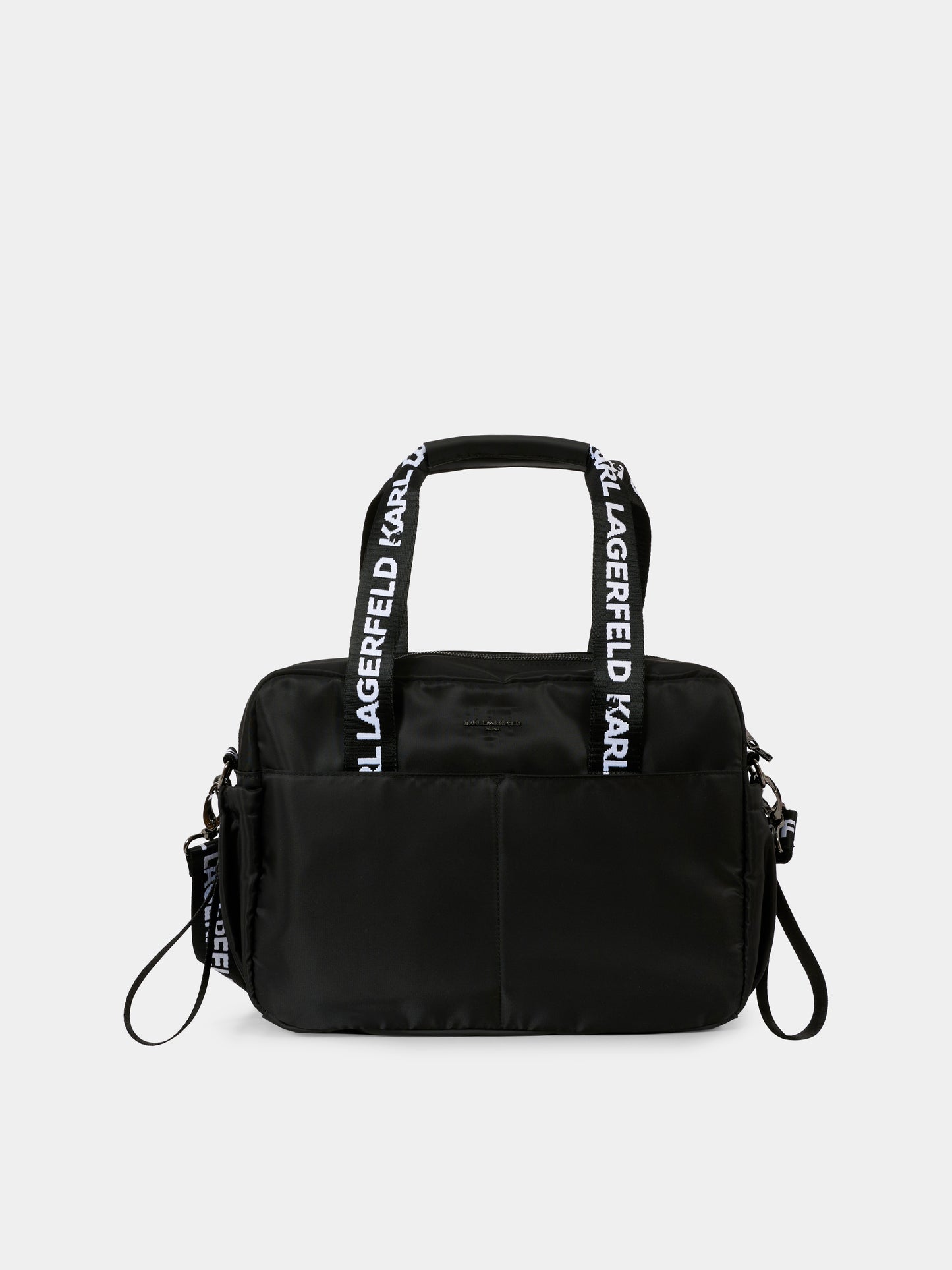Borsa mamma nera con Karl Lagerfeld e logo,Karl Lagerfeld Kids,Z30999 09B