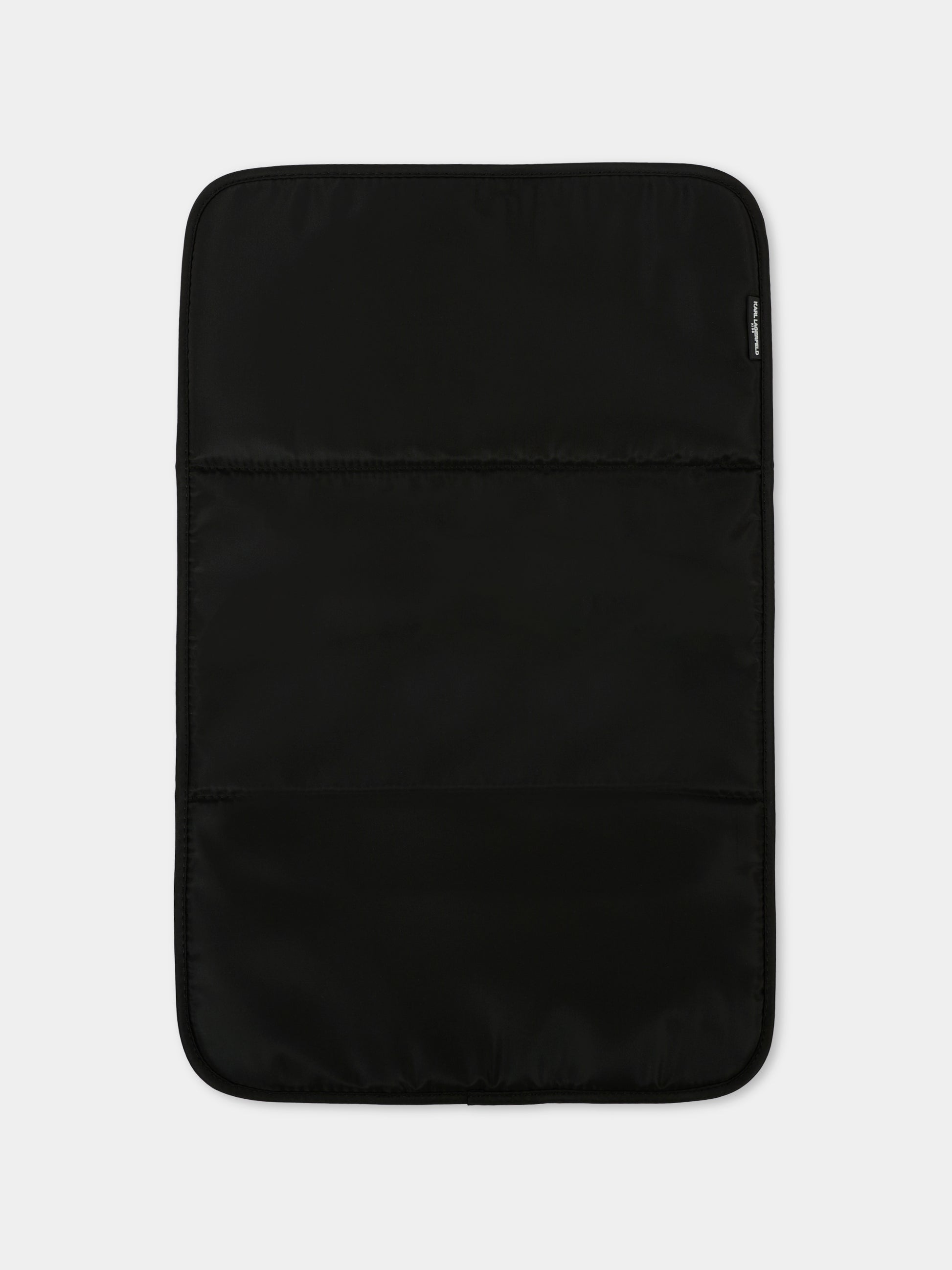 Borsa mamma nera con Karl Lagerfeld e logo,Karl Lagerfeld Kids,Z30999 09B