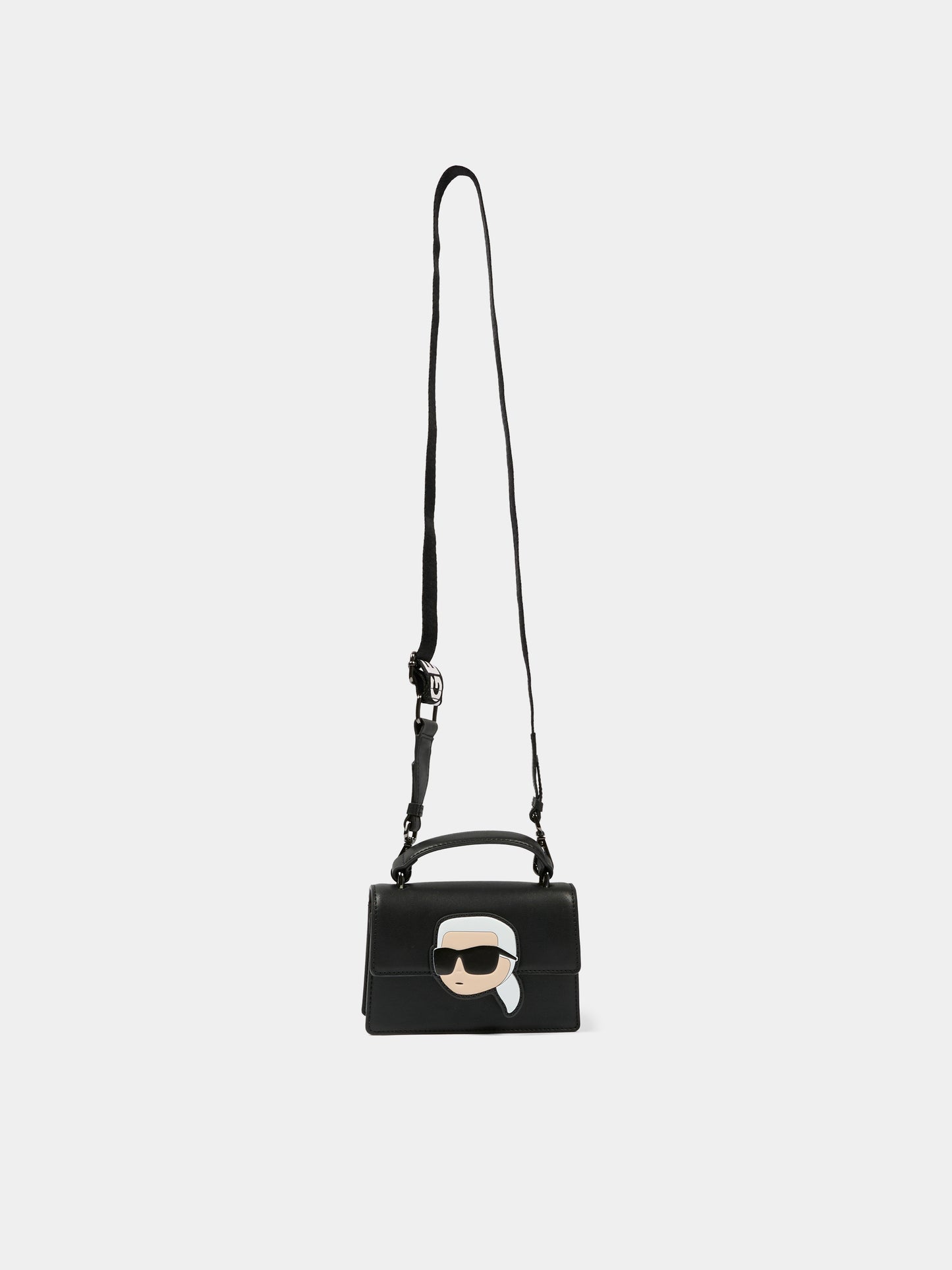 Borsa nera per bambina con Karl Lagerfeld,Karl Lagerfeld Kids,Z31024 09B