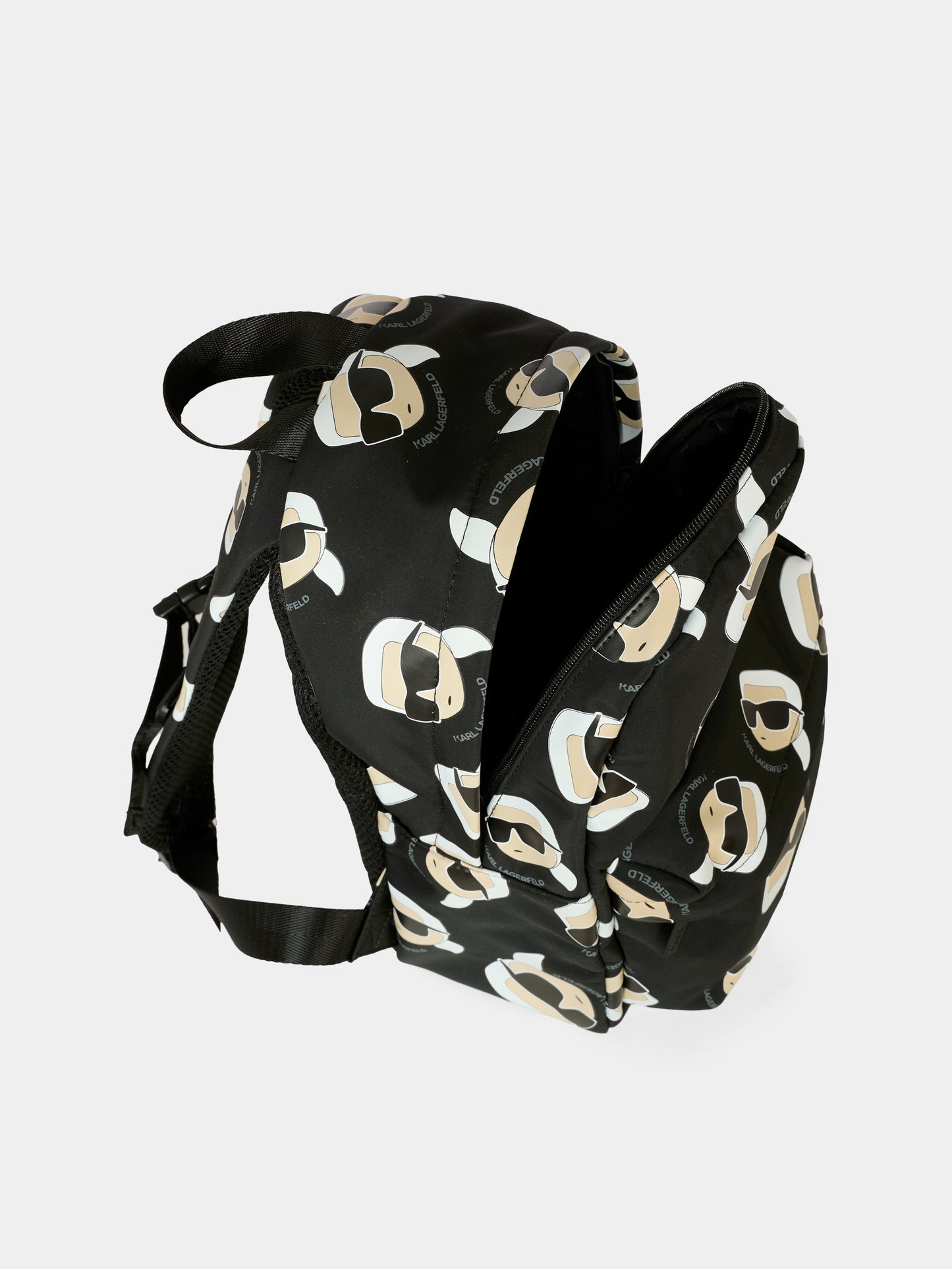 Zaino nero per neonati con Karl Lagerfeld,Karl Lagerfeld Kids,Z31037 09B