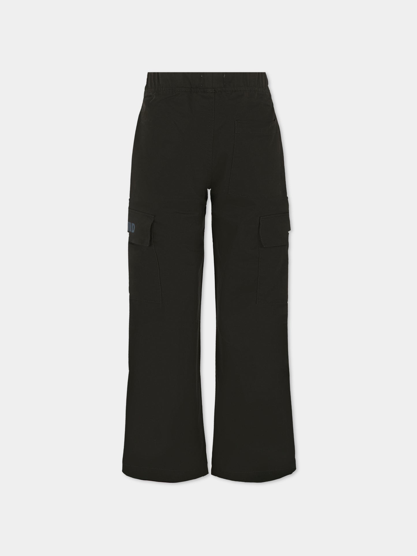 Pantaloni neri per bambino con logo,Timberland,T60379 09B