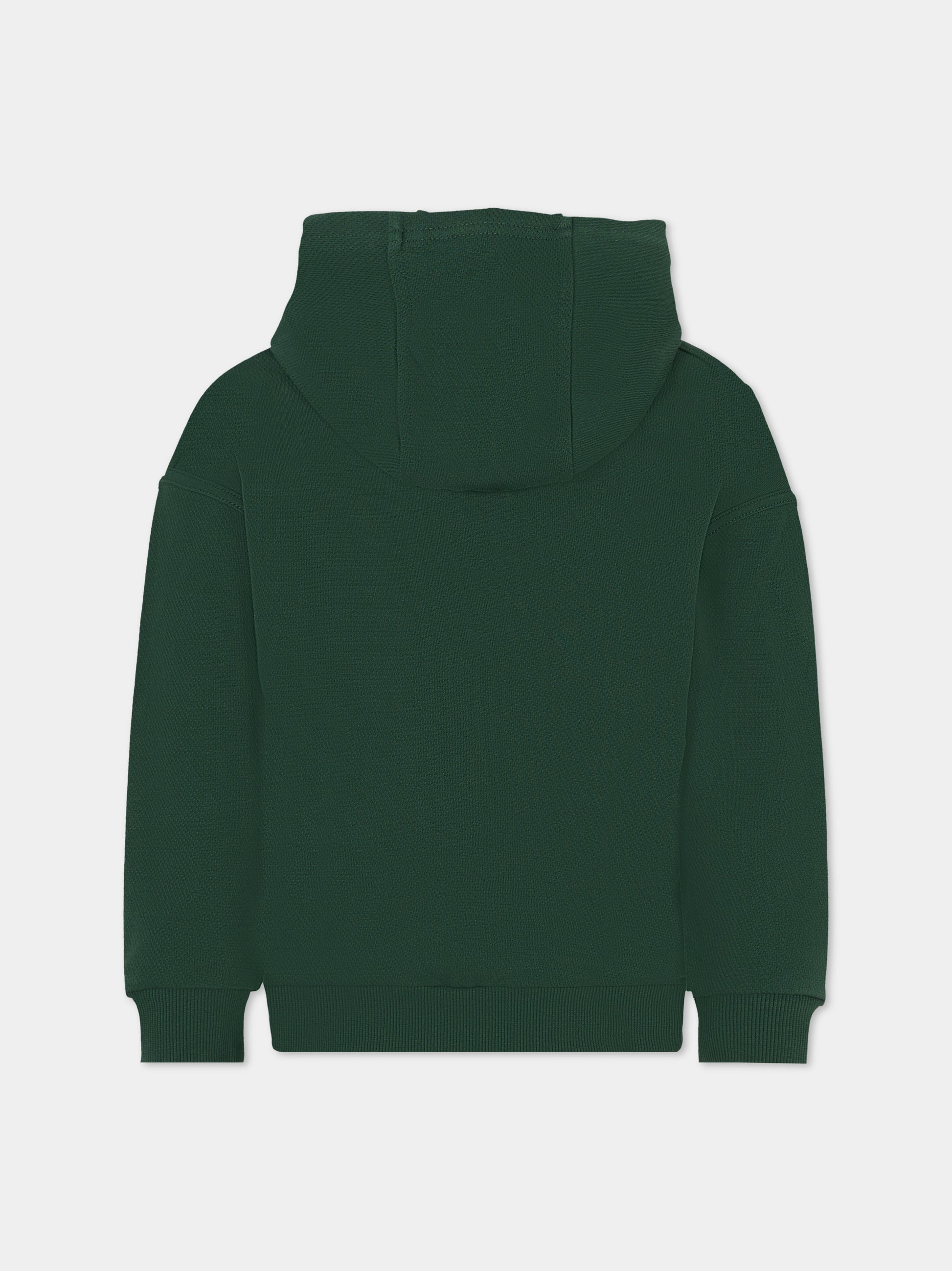 Felpa verde per bambino con logo,Timberland,T60548 672