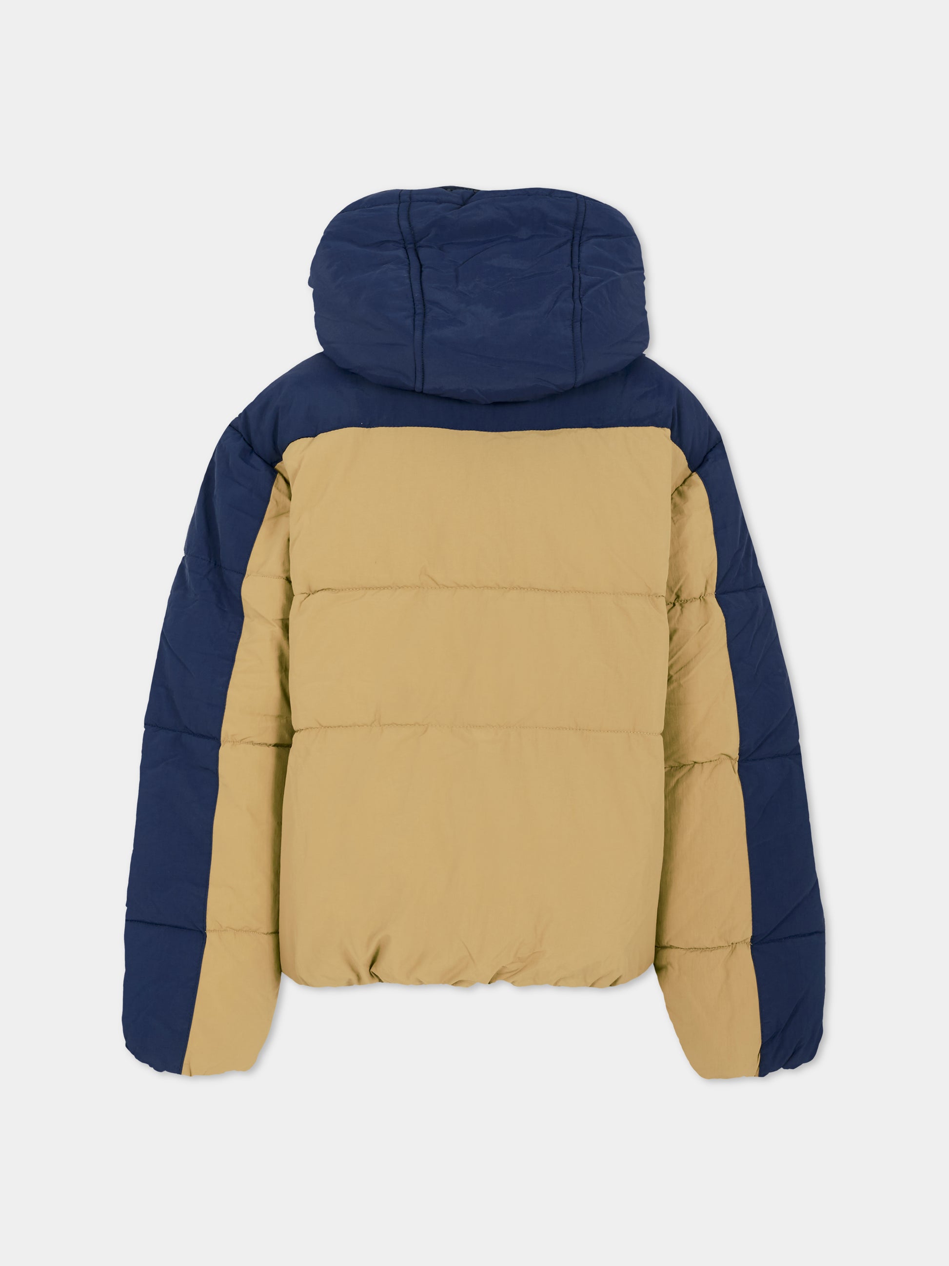 Piumino beige per bambino con logo,Timberland,T60554 659