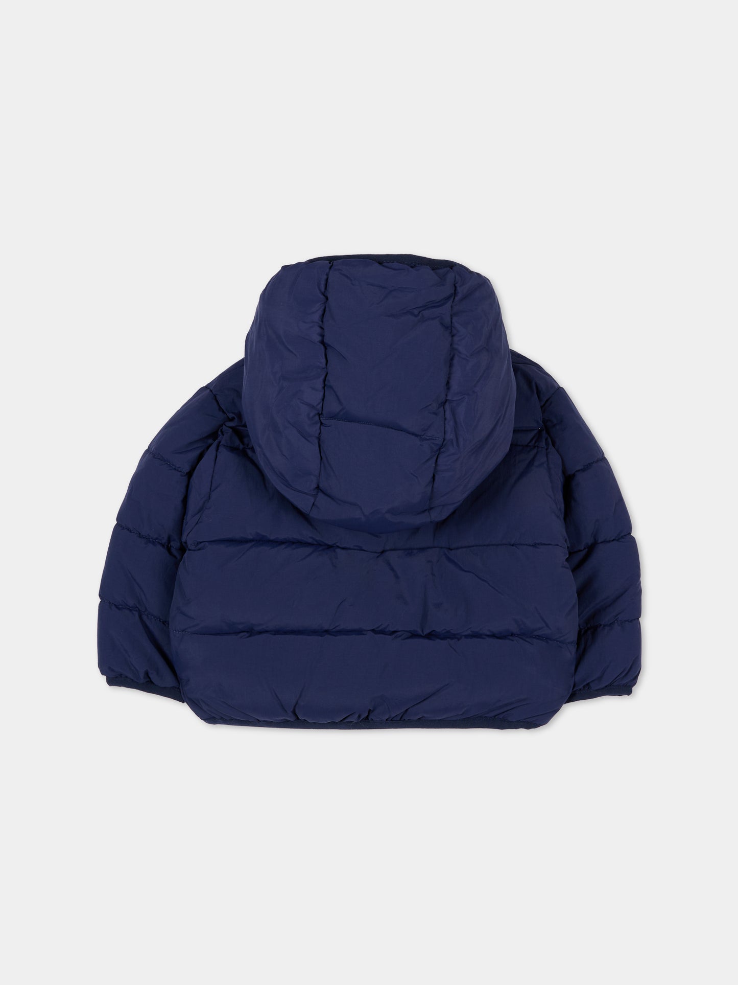 Piumino blu per neoanto con logo,Timberland,T60590 85T