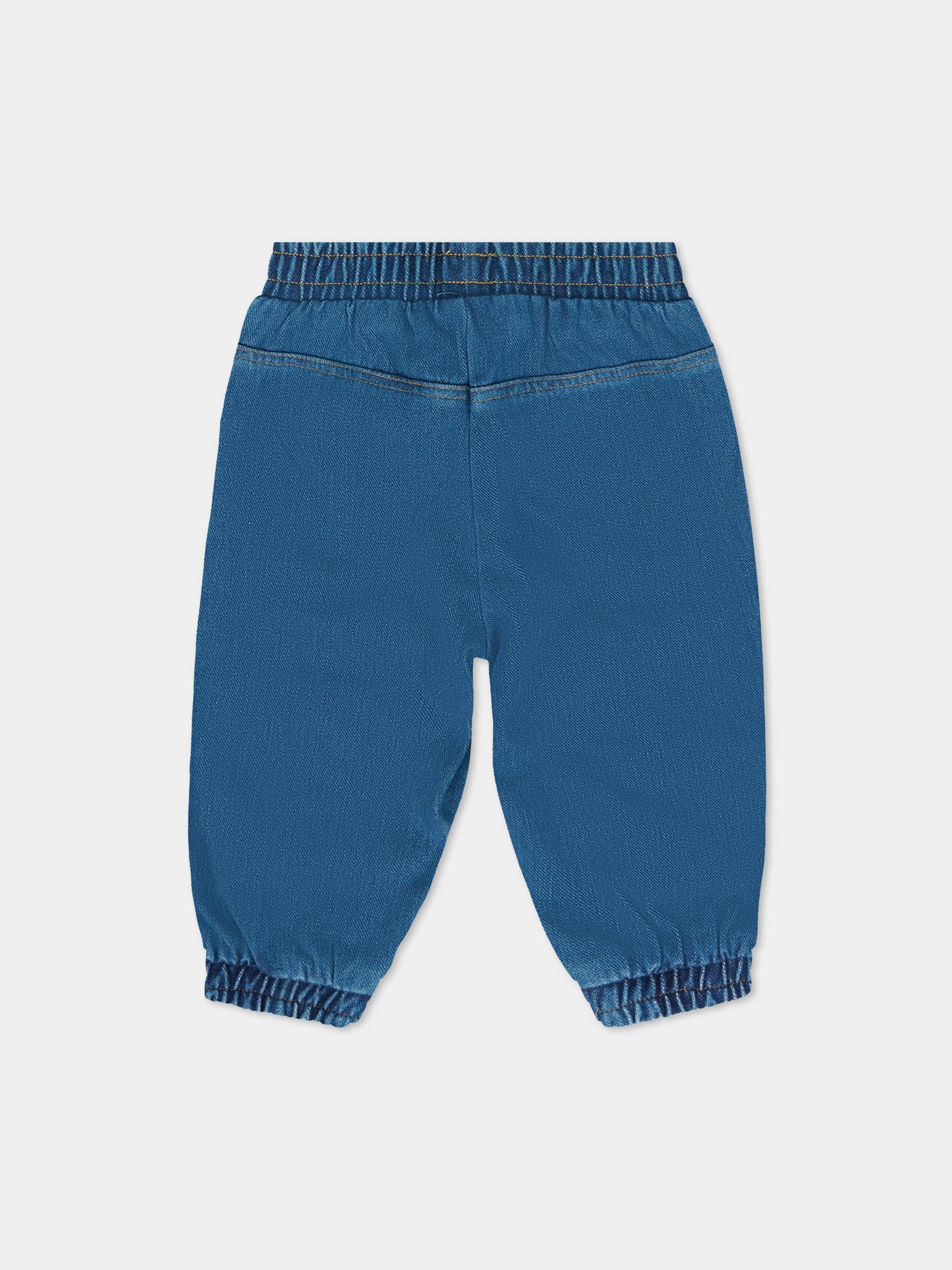 Jeans denim per neonato con patch,Timberland,T60617 Z02