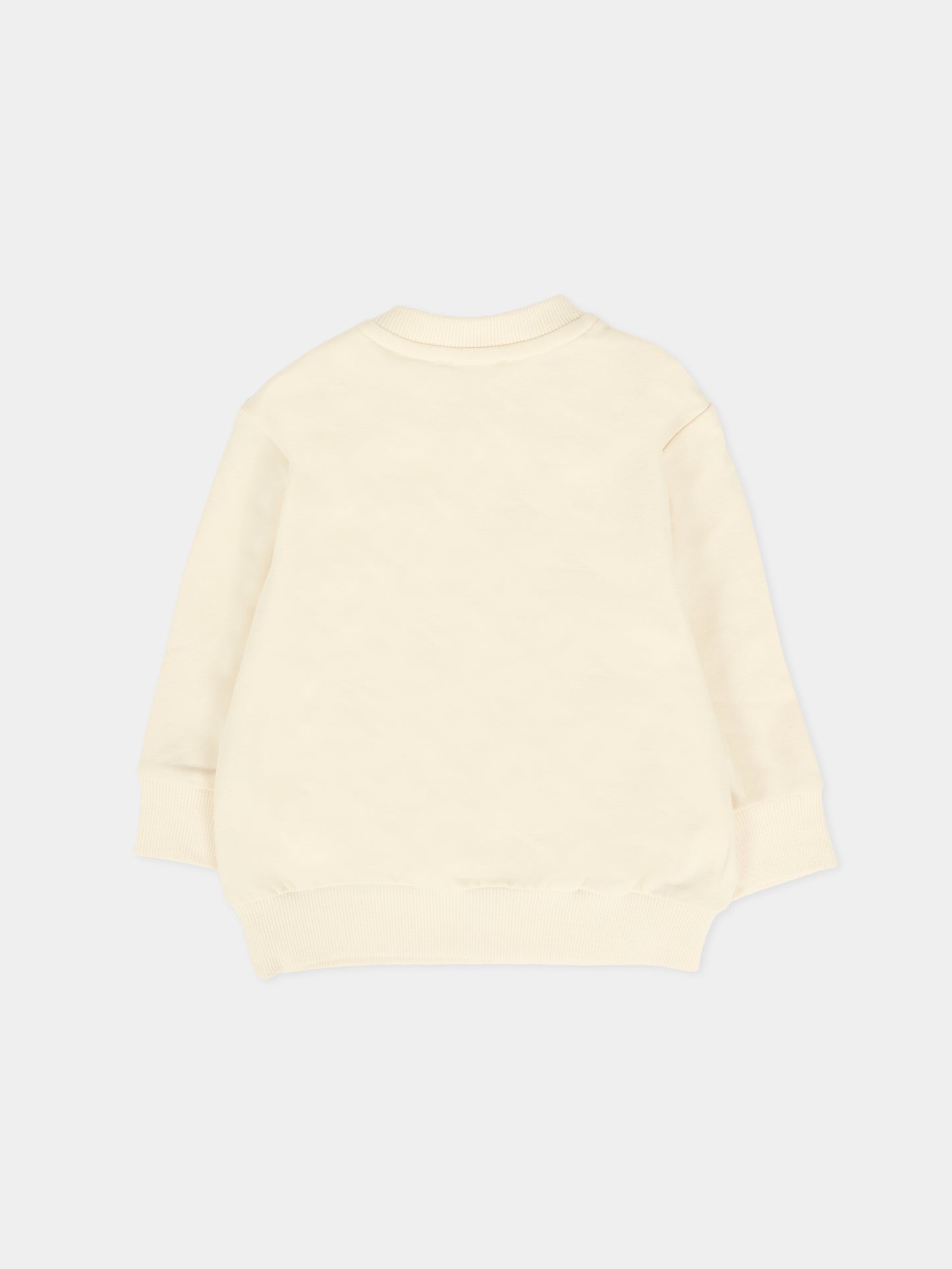 Felpa avorio per neonato con patch,Timberland,T60619 127