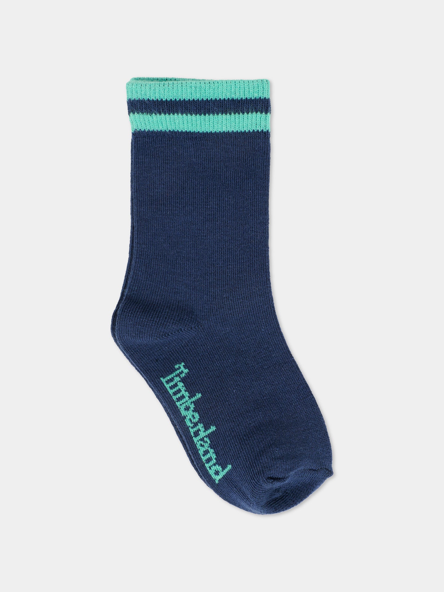 Set calze blu per bambino con logo,Timberland,T60740 85T