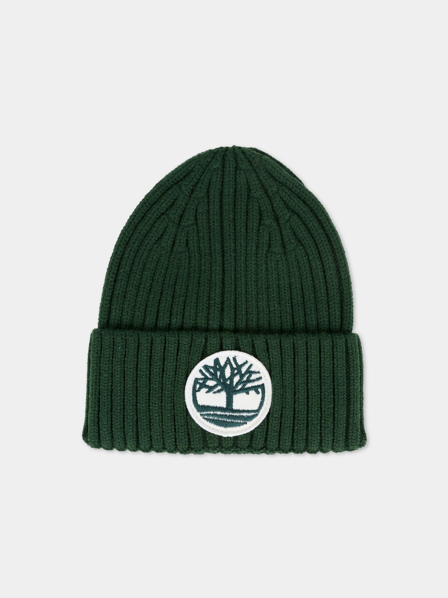 Berretto verde per bambino con logo,Timberland,T60755 672