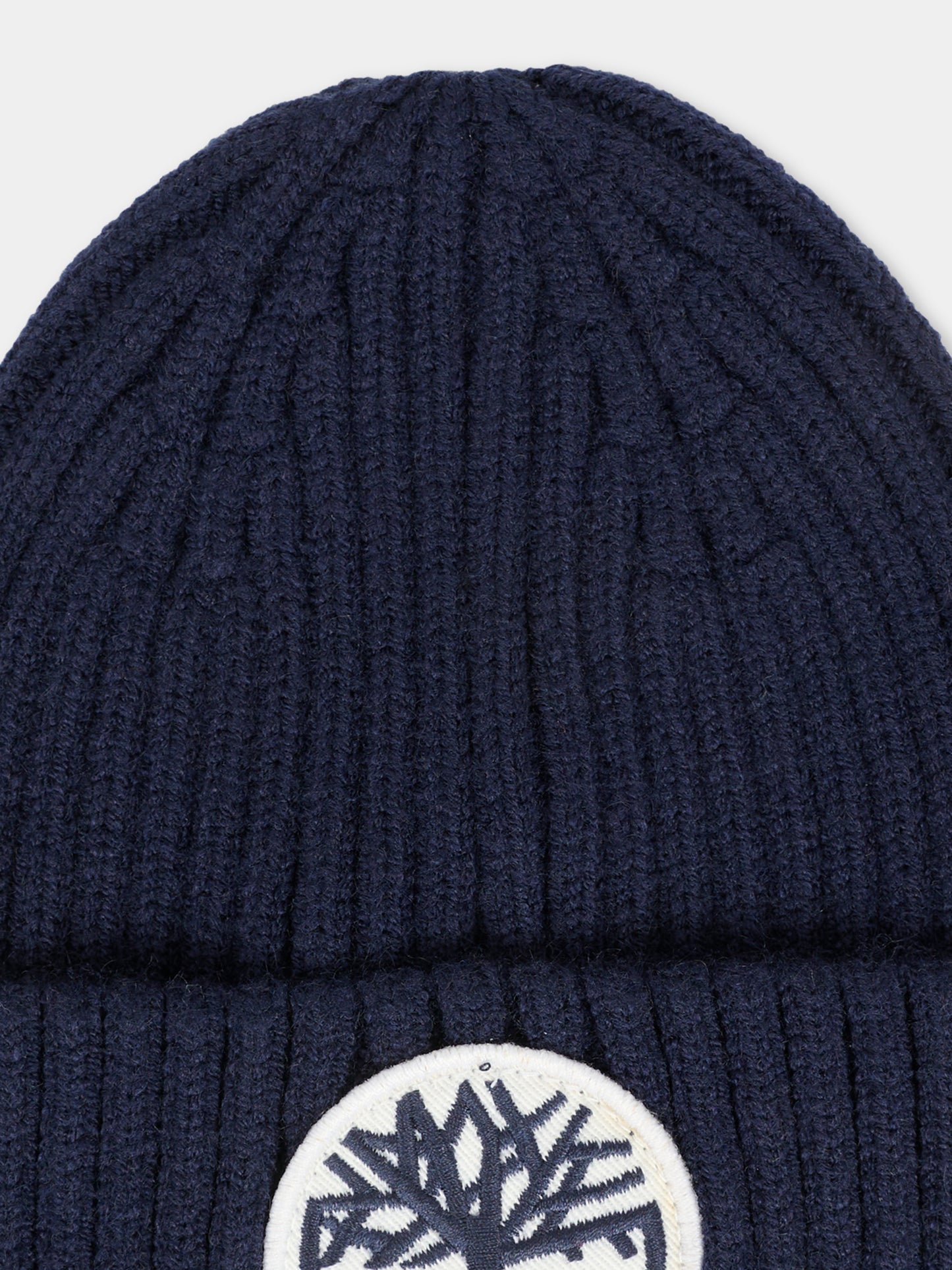 Berretto blu per bambino con logo,Timberland,T60755 85T