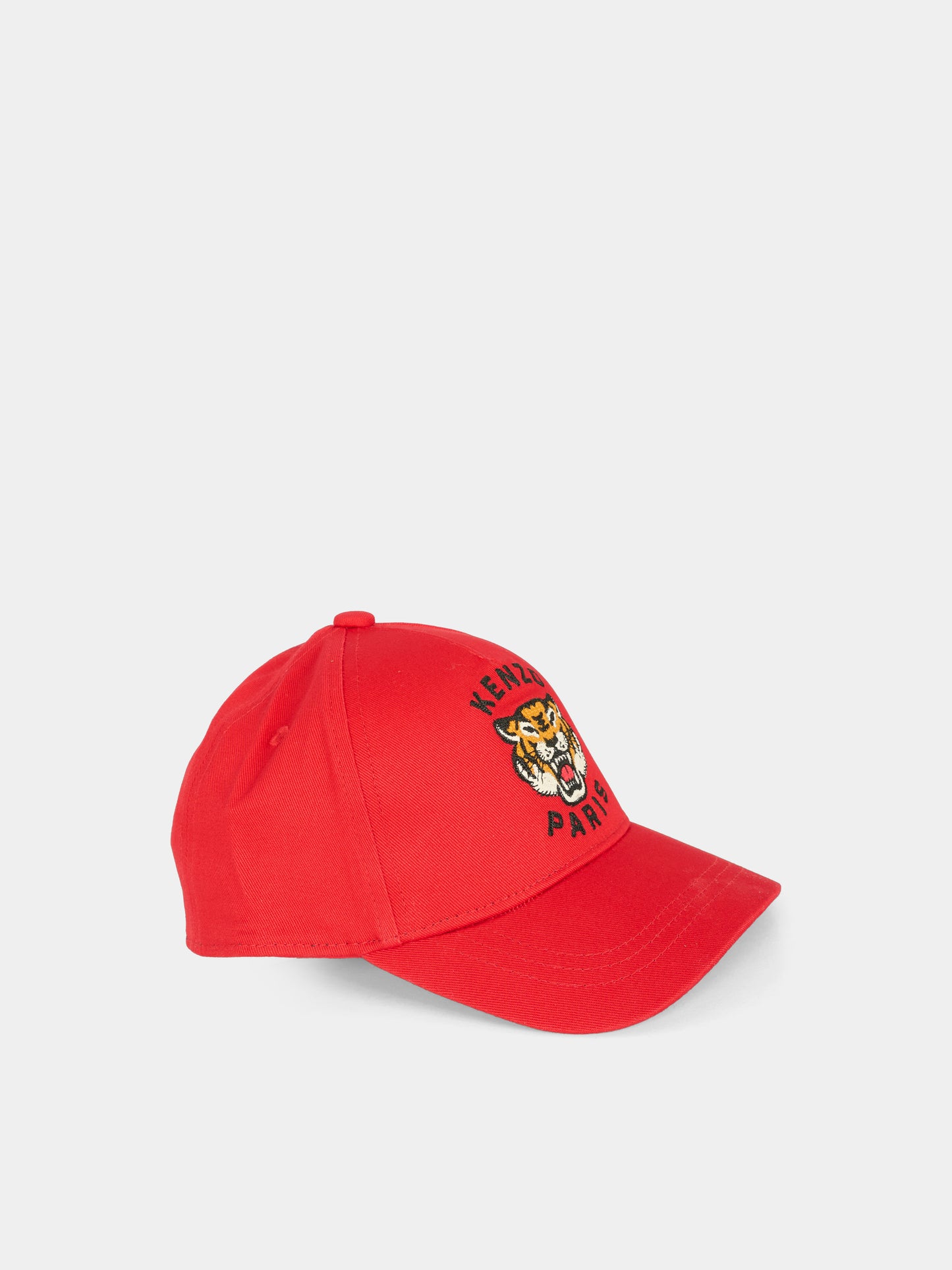 Cappello rosso per bambini con Lucky Tiger,Kenzo Kids,K61212 968