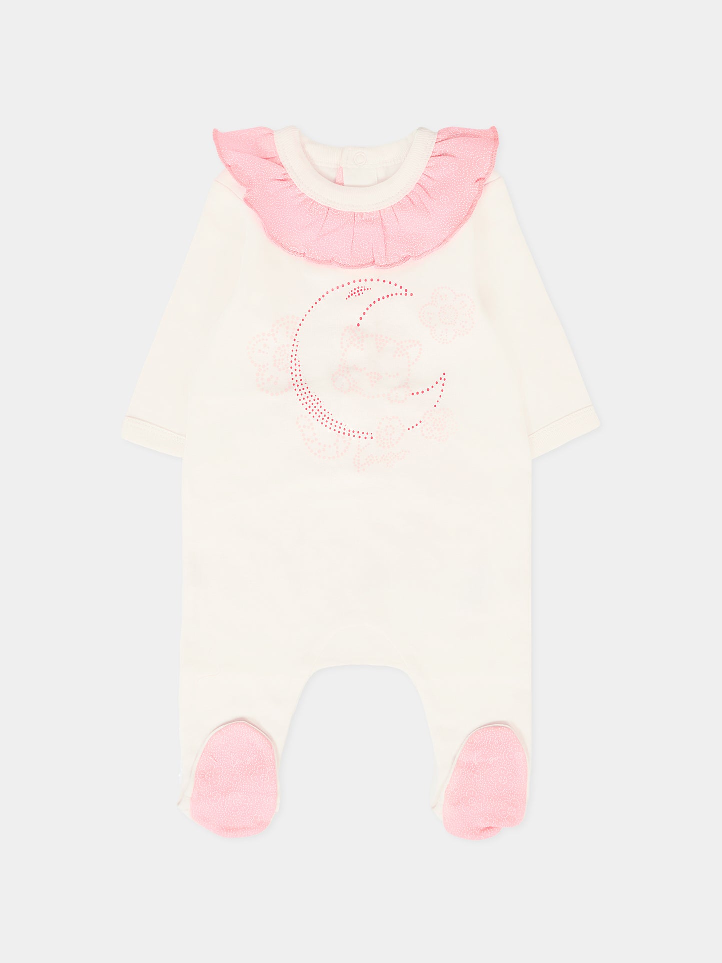 Tutina rosa per neonata con tigre,Kenzo Kids,K61238 47R