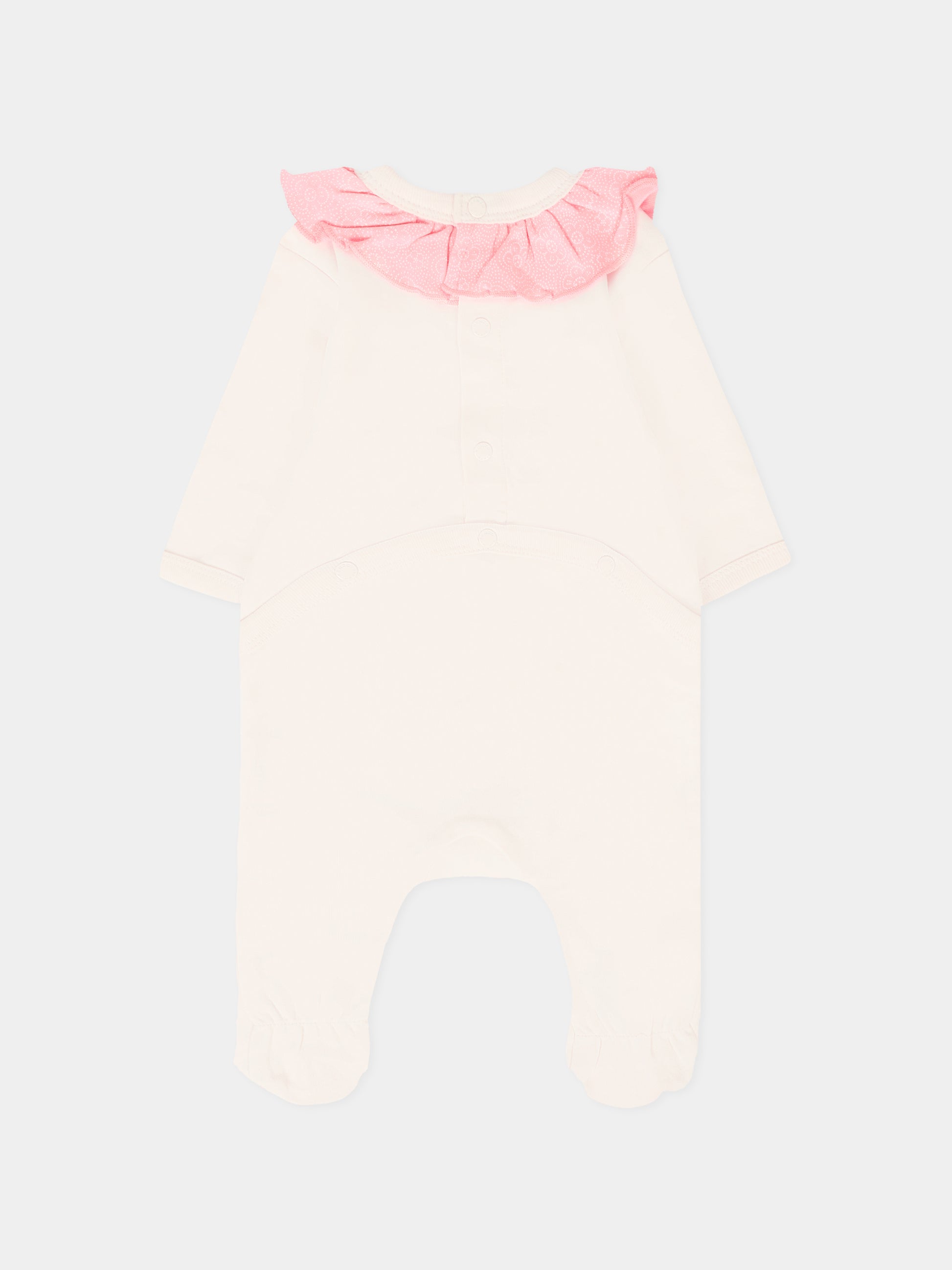 Tutina rosa per neonata con tigre,Kenzo Kids,K61238 47R