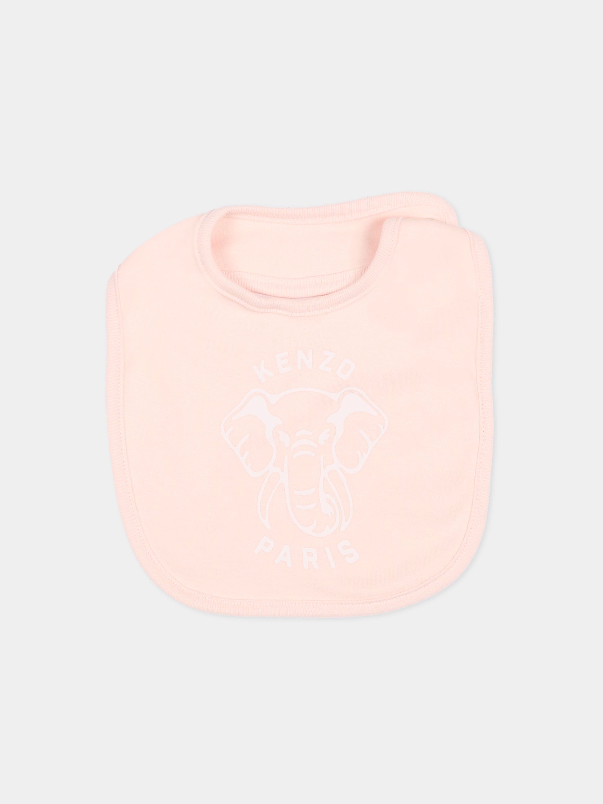 Set tutina rosa per neonata con elefante,Kenzo Kids,K61248 47R