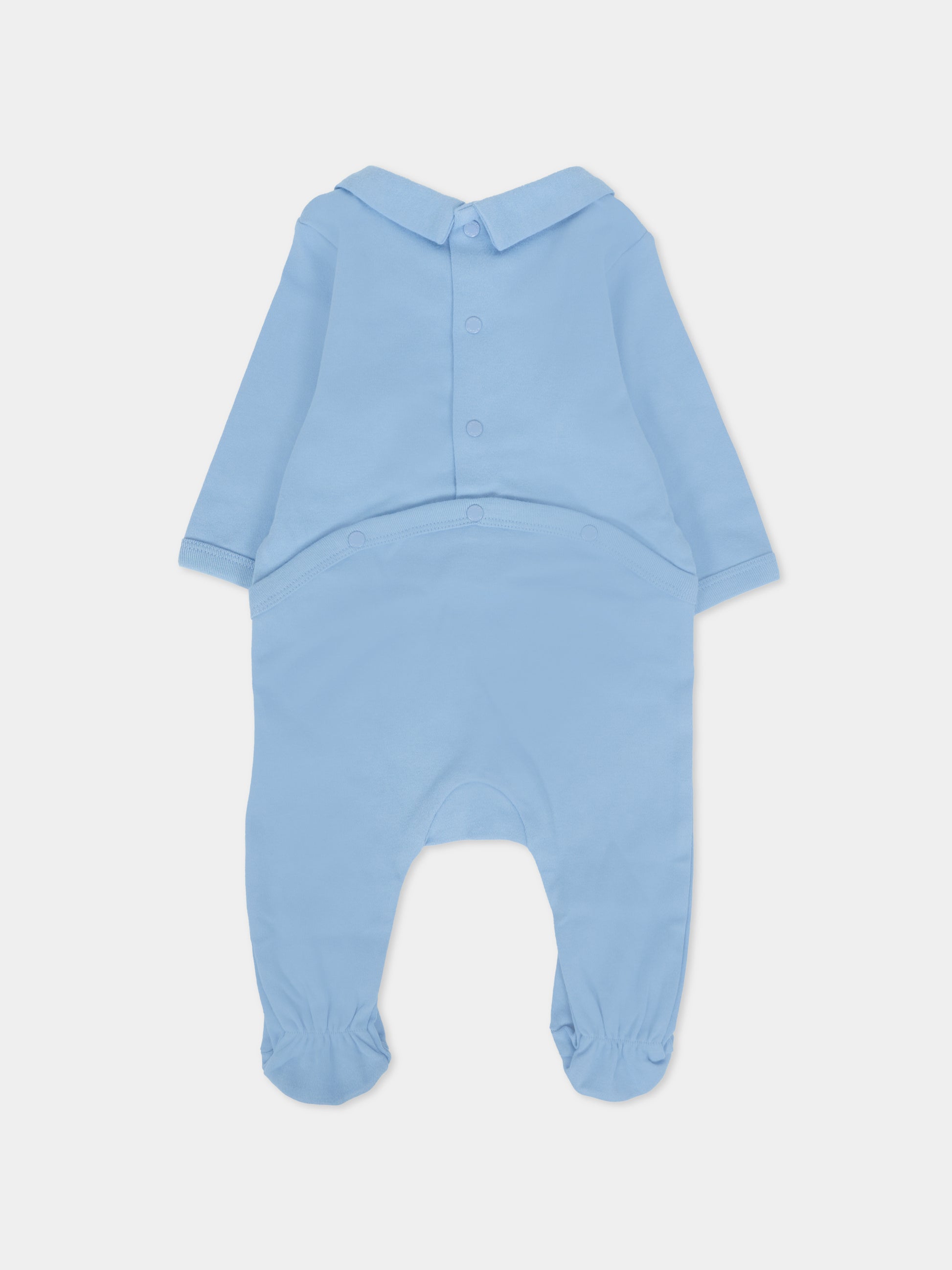 Set tutina azzurro per neonato con Kotora,Kenzo Kids,K61253 771